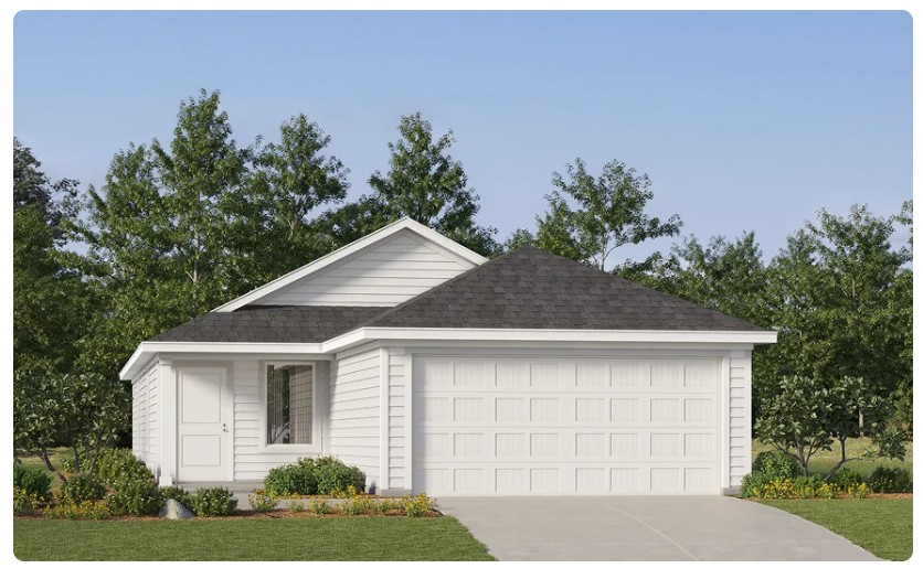 BRICK HOME! Welcome to The Idlewood, a beautifully designed new construction home offering 1,411 sqft of comfort and smart living. With 3 bedrooms, 2 full bathrooms, and a 2-car garage, this home perfectly balances style and convenience. Step inside to an inviting open-concept layout that seamlessly connects the living, dining, and kitchen. The kitchen is thoughtfully appointed with sleek cabinetry, modern appliances, and generous counter space, creating a true centerpiece for the home. The private primary suite provides a peaceful retreat, complete with a well-designed en-suite bathroom and ample closet space. Two more bedrooms offer versatility for guests, a home office, or whatever suits your lifestyle. Built with today’s homeowner in mind, The Idlewood features energy-efficient construction and low-maintenance living, giving you both comfort and peace of mind. Experience the perfect blend of quality craftsmanship and contemporary design—The Idlewood is ready to welcome you home.