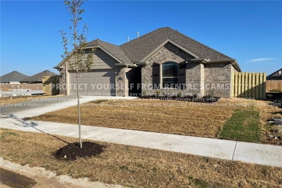 COMING SOON! Available approx. 7/24/26! Don't miss out on this gorgeous 3 bedroom 2 bathroom home located near parks, schools, trails, eateries, and a short drive to the University of Arkansas! Inside, you’ll find a spacious living room featuring wood-look tile flooring and a cozy gas-log fireplace. The semi open-concept layout flows seamlessly into the kitchen, which offers a dedicated dining area, center island, pantry, and stainless steel appliances. The primary suite provides its own ensuite bathroom designed for added comfort and convenience. The ensuite includes a dual-purpose vanity with a built-in drop-down makeup station. Relax and enjoy outdoor privacy in the large, fenced in backyard. *Available date may change. Property is tenant occupied - do not disturb the tenant. **Tenant is responsible for all utilities and lawn care/maintenance. *No cats. Small dogs only under 10Ibs