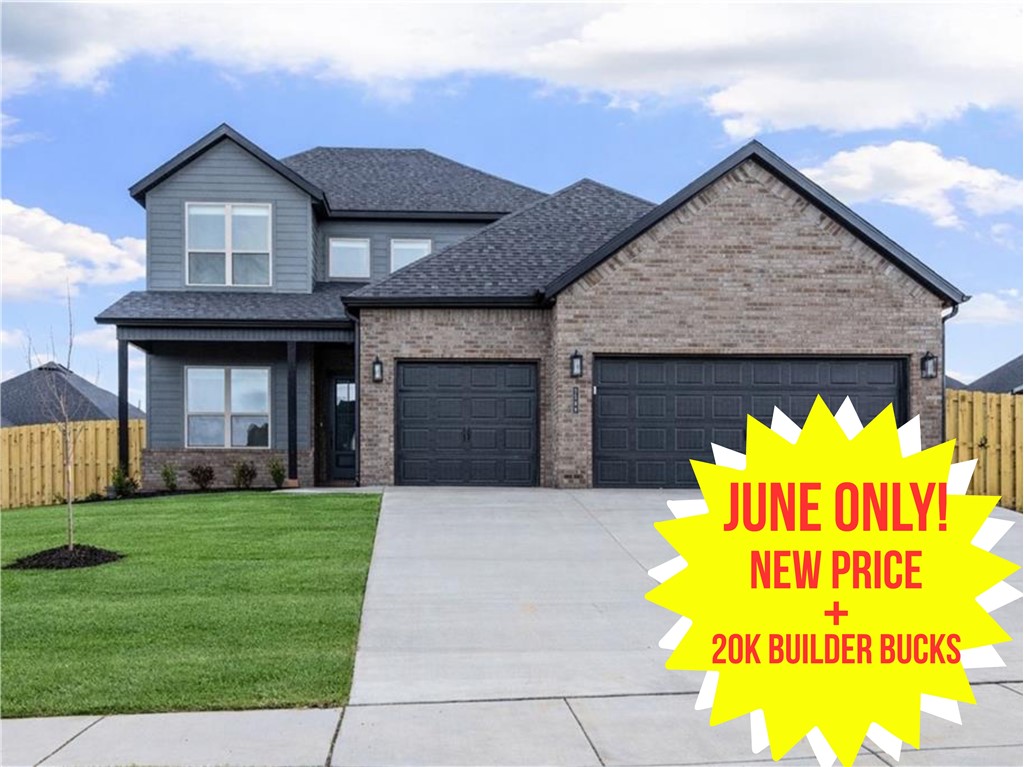 The June Promo Starts Now! This isn’t just a sale — it’s a new community launch celebration making the path to home ownership more accessible than ever before. Contract In June on this home and unlock 43,000 in savings. 23,000 price reduction off sales price + 20,000 in builder concessions for a total of $43,000 in instant savings. In addition fence, blinds, and gutters are included. Join us every Saturday and Sunday 1-4 for the month of June to tour this incredible community. (Ask about additional lender incentives available.)