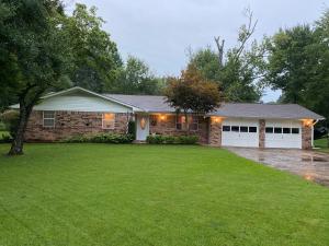 Move in ready and cute as a button 3 bed/2 bath almost 1600 sq ft brick home close to all amenities in Dover. Home sits on 2 lots on the corner making for a large yard. Wood burning insert will keep you nice and toasty all winter long. Breakfast nook along with a dining room makes for great entertaining space or even an office area.  Paint the paneling to look like trendy new shiplap without all the cost.  Kitchen has gas cooktop.  True two car garage to keep both your vehicles out of the weather. Washer and dryer convey as well as a 10x14 shed with electricity. Hard to find home in this price range so don't wait.  Make your appointment today before it's gone!