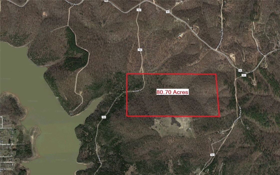 Beautiful 80 acres with Beaver Lake views!  This wooded and private land would be perfect for your family estate or hunting lodge. Just a few miles from Hobbs State Park for hiking and outdoor pleasures! Don't miss this opportunity!
