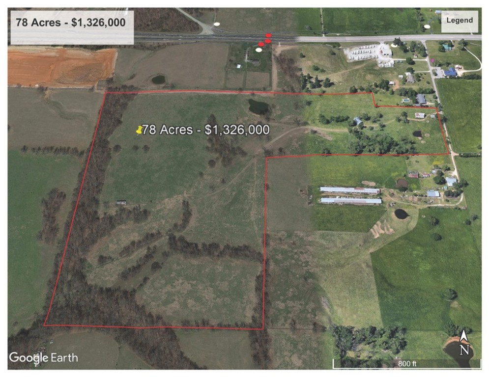 For the farmers that wants close proximity of everything, this is for you. Beautiful 78 acres of pastures, gently rolling hills, beautiful stands of trees (including walnut). Multiple pastures for seasonal grazing, old milk barn, hay shed, and old barn in need of repairs. Two ponds, beautiful building spots. This property has so much to offer and so very close to everything!