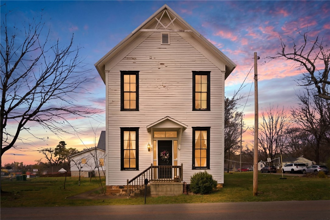 Rare opportunity to own a piece of Farmington history. Originally built in 1893 and thoughtfully remodeled in 2019, this charming property blends historic character with modern updates. Offering approximately 1,933 sq ft, the home features 3 bedrooms, 2 full bathrooms, and 1 half bath. The renovation included updated electrical, plumbing, and HVAC while preserving many original details such as beautiful hardwood floors, original doors, locks, and ornate door hinges. Situated on a spacious corner lot, the property offers inviting outdoor space and timeless curb appeal. Zoned C2, this property provides flexibility for residential living, commercial use, or the opportunity to operate a home-based business in a prime Farmington location. Solar panels are installed and will convey with the property, adding energy efficiency and long-term savings. Appliances convey. A unique opportunity to own one of the few remaining historic homes in Farmington with flexible use potential. Also listed as Commercial #1338881