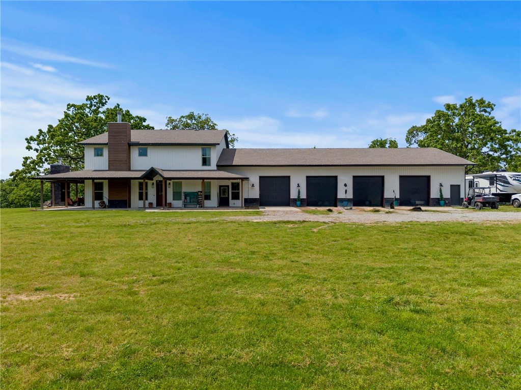 Welcome to this stunning 3,750 sq ft modern farmhouse nestled on 78 acres of serene countryside!
Built in 2022, this 4-bedroom, 3.5-bath home blends luxury, comfort, and functionality in a private rural setting just outside the city. Inside, enjoy soaring cathedral ceilings, hardwood floors, and a thoughtfully designed layout. The chef’s kitchen features quartz counters, a walk-in pantry, and eat-in area. The spacious primary suite includes walk-in closets and a spa-like ensuite bath. Additional bedrooms offer ample space for family or guests. Relax year-round with a sauna, hot tub, and cozy woodstove. The 8-car attached garage provides abundant space for vehicles, storage, or workshop needs.Outdoors, enjoy cleared land, rolling hills, and mature timberland ideal for recreation, farming, or simply soaking in the views. With no subdivision restrictions, this rural property offers unmatched peace, privacy, and potential.Don’t miss this one-of-a-kind farmhouse retreat—schedule your private tour today!