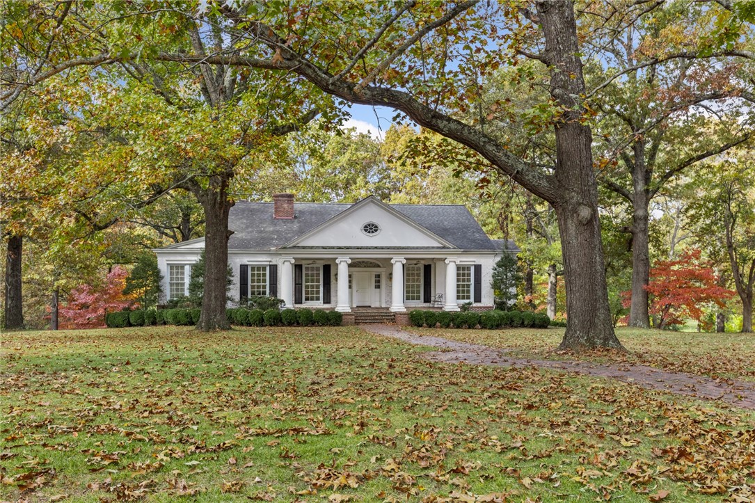 Welcome to 1 Meriwether Pond, a Southern Colonial charmer that has a country feel but close to everything you need.  This estate is one of a kind with its high end details, hardwood floors, solid core doors, 10 foot ceilings, very elaborate crown moldings, Marvin windows and three different fire places.  It features four very spacious bedrooms, 4 ½ bathrooms, stately construction, a 450 sq feet covered/screen in back porch and a partially finished (968 sq ft) basement that formerly contained an office and plenty of storage and garage space.  This home was featured in the November 2009 edition of At Home In Arkansas and it is easy to see why.  Just minutes from schools, healthcare and groceries, this 10 acre park-like estate boasts both elegance and privacy, come take a look before its too late. Up to 3 adjacent acres available for purchase.