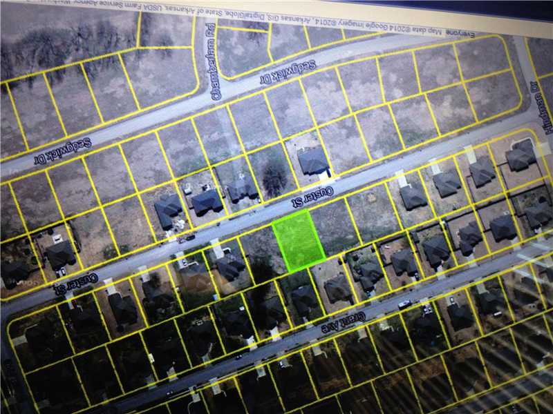 Great building lot, close to water park, shopping, and high school.