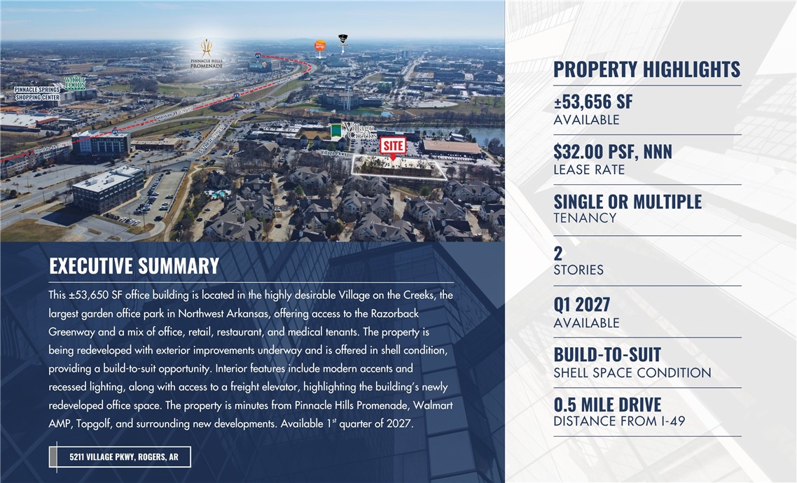 Village On The Crks Sub Rogers - Commercial Lease
