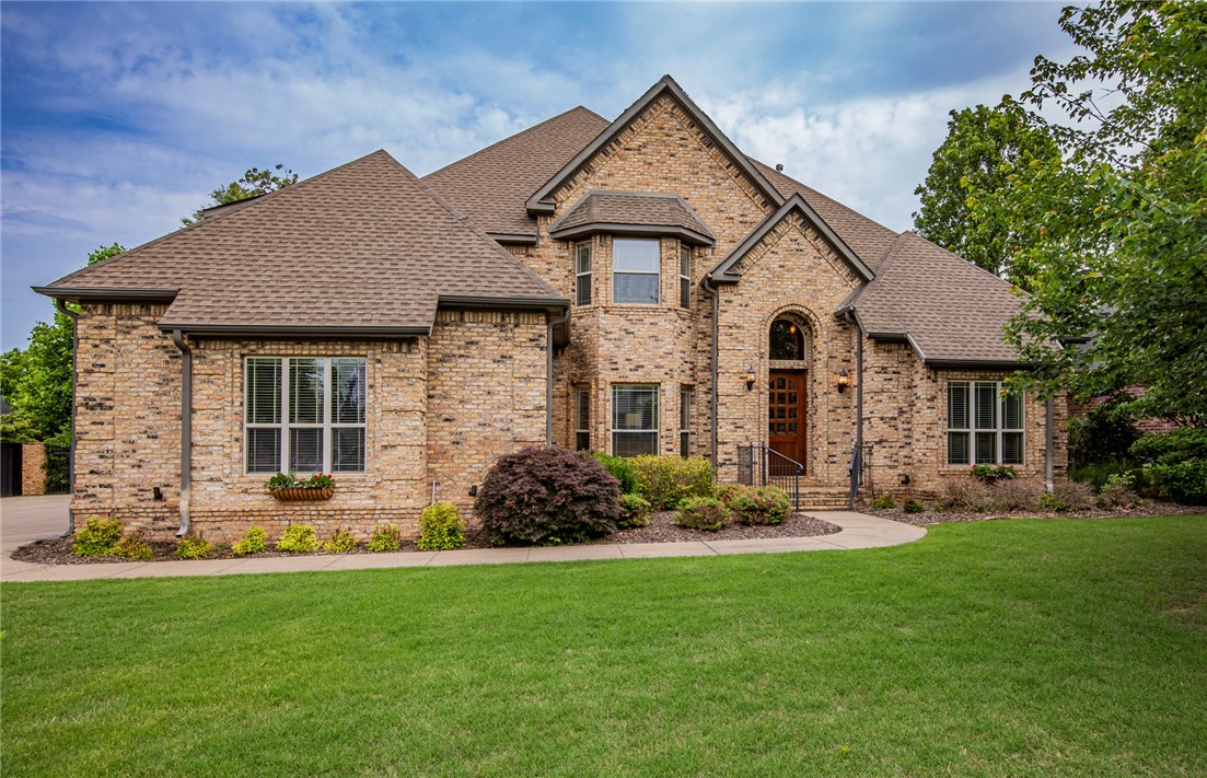 Discover the perfect blend of functionality and beauty in this immaculately maintained home in Pinnacle Country Club. Set across .50 luscious acres, with mature trees, evergreens and landscaping to create a backyard of solitude, including the perfect spot to put in your own pool.  Enter from the front door to soaring living room windows that allows natural light to flow throughout the home, an eat in kitchen, pantry, mudroom and living area with access to a spacious covered deck. From the deck, follow the stone path to a rock patio to enjoy the outdoors. Upstairs offers 3 bedrooms and 2 full baths with plenty of extra storage. This home has enjoyed meticulous care and has new HVAC units within last 2 years. Enjoy all this gated community has to offer with tennis, golf, pickleball, restaurants, bars and a gym - all within walking distance to Pinnacle Promenade, the AMP, shopping, Top Golf and a thriving active community.