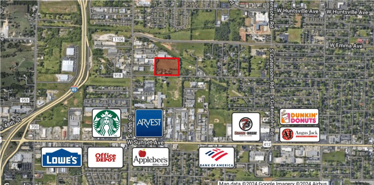 Prime investment opportunity in the vibrant Springdale area. This property boasts 10 acres of versatile land, offering endless potential for development or investment opportunities and is located within just 1.8 miles of 1-49.

Prime location in the vibrant Springdale area.
Water, sewer, & gas on-site.
Versatile land suitable for a range of investment opportunities.
Convenient access to key amenities and local attractions.
Positioned in a high-demand area.
Within 1.8 miles of I-49.

Additional Parcel #'s 815-29876-240 & 815-29876-250