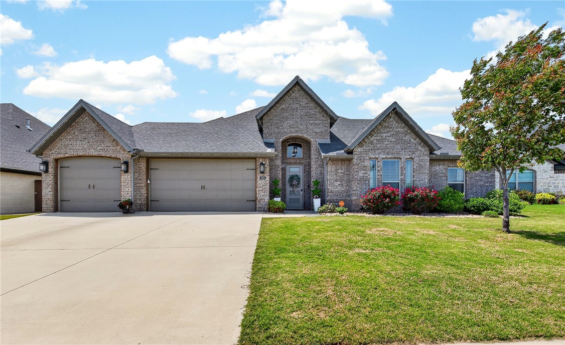 Beautifully maintained 5 bedroom, 3.5 bath home located in a quiet Centerton subdivision within the Bentonville School District. Built in 2020, this move in ready home offers 2,856 sqft of functional living space with a popular split floor plan and thoughtful details throughout. The open concept layout features a spacious living room with a cozy gas log fireplace and abundant natural light. The kitchen includes granite countertops, gas cooktop, convection oven, large walk in pantry, eat in dining area, and ample cabinet space for everyday living and entertaining. The private primary suite features a spacious bath and walk thru closet. Additional highlights include luxury vinyl plank flooring, built in cabinetry, central vacuum, attic storage, sprinkler system, security system, and a 3 car garage. Enjoy the covered patio with gas fireplace and fenced backyard ideal for relaxing or hosting guests. Conveniently located 5 miles to Downtown Bentonville and Walmart Global Campus, and 10 miles to NW National Airport.