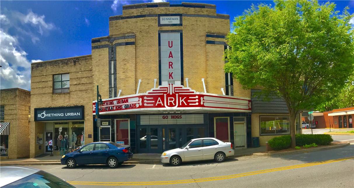 Located on Dickson Street that is walking distance to the U of A campus. This space could be used as retail/Office space as it has been recently remodeled. Back in the day it was an old movie theater.