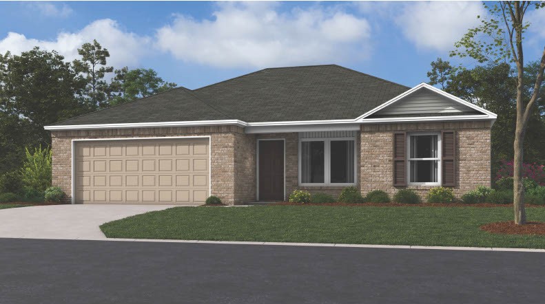 Introducing the beautiful Coleman plan, a home that exudes curb appeal with its inviting covered front porch and charming front yard landscaping. This thoughtfully designed residence features three bedrooms and two bathrooms, providing a practical and comfortable living space. The versatile layout allows for flexibility—perfect for family, guests, or even a home office. The spacious living room creates an ideal setting for relaxation, entertainment, and memorable family gatherings. Don’t miss your chance to discover the warmth and functionality of the Coleman plan today! *Photos are of a similar model.