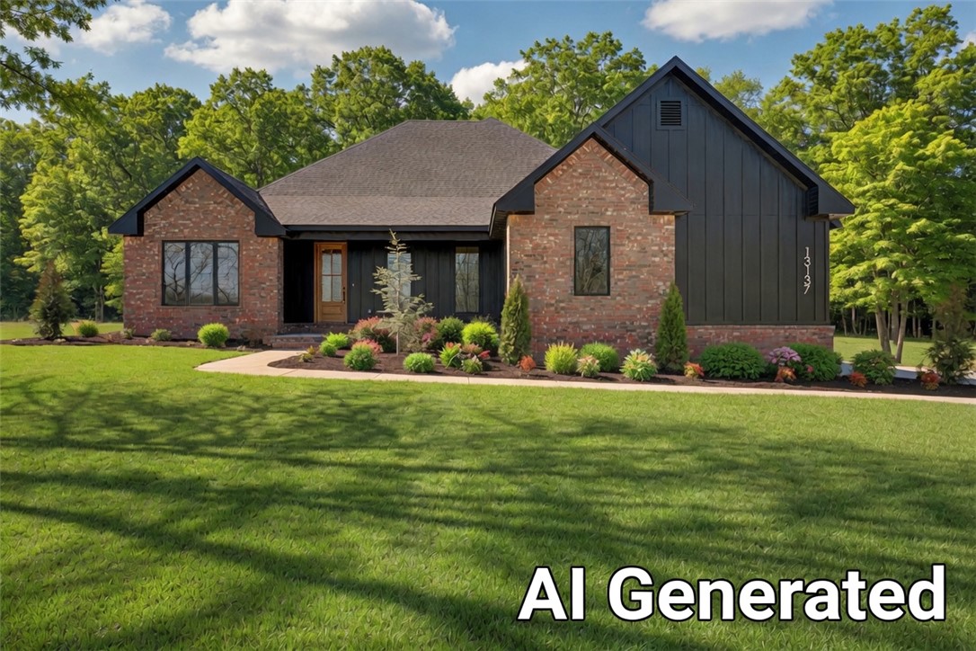 Serenity now!!!  Take part of serenity now in this new home located in quiet and peaceful City Lake Estates between Gentry and Siloam Springs. This home is on a one acre lot, as are all of the 27 lots in the subdivision. A perfect place to raise a family or just get away from the hustle and bustle of Northwest Arkansas, yet close enough for a daily commute to anywhere in NWA. Split floor plan with an office, massive covered back porch for outdoor enjoyment, luxury vinyl plank throughout, custom cabinets, two island kitchen, built ins, dining and breakfast, jack and jill bedroom, 2x6 framing, and landscaped! Come see it today!!!