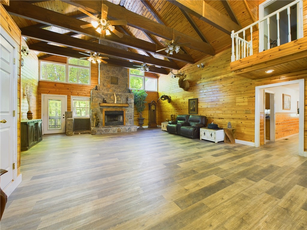 Private Woodland Retreat | Luxury Meets Rustic Charm 
Nestled in the peaceful woods of West Fork, this nearly 5,000 sq. ft. home blends privacy, comfort, and space to truly live. Ideal as a forever home, retreat, or entertainer’s dream. A newly improved driveway ensures smooth, easy access—no special vehicle needed.
Inside, enjoy 7 bedrms, 2 studies, and a cozy library/office, plus a safe room and a basement room with a view. With 5 bathrms (3 full, 2 half), 3 tubs, and 5 showers, there’s room for everyone.
Spacious living areas flow onto a wraparound porch perfect for relaxing in nature. A deck-integrated pool just needs a liner to shine again. Three fireplaces and a wood stove add warmth alongside central heat and air.
Extras include a mudroom, large laundry, and abundant storage. Peaceful, spacious, and ready to welcome you home. 
Also perfect for a Homestead, STR or Retreat Center.