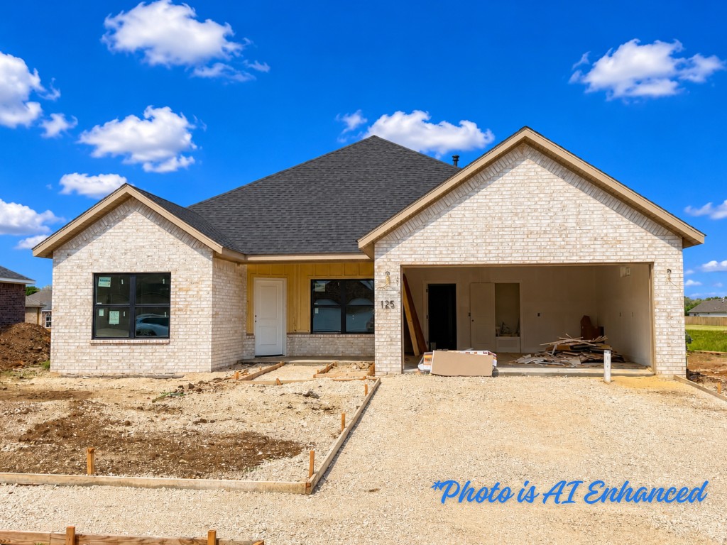 New Construction homes in a brand new subdivision in Farmington. Great split floorplan with 4 bedrooms, 2 full baths and a gas log fireplace in the living room. Stainless appliances in the kitchen including a gas range. Primary suite has a double sink in the bathroom. Home also comes with a fully sod yard, wooden privacy fence, full gutters and blinds.