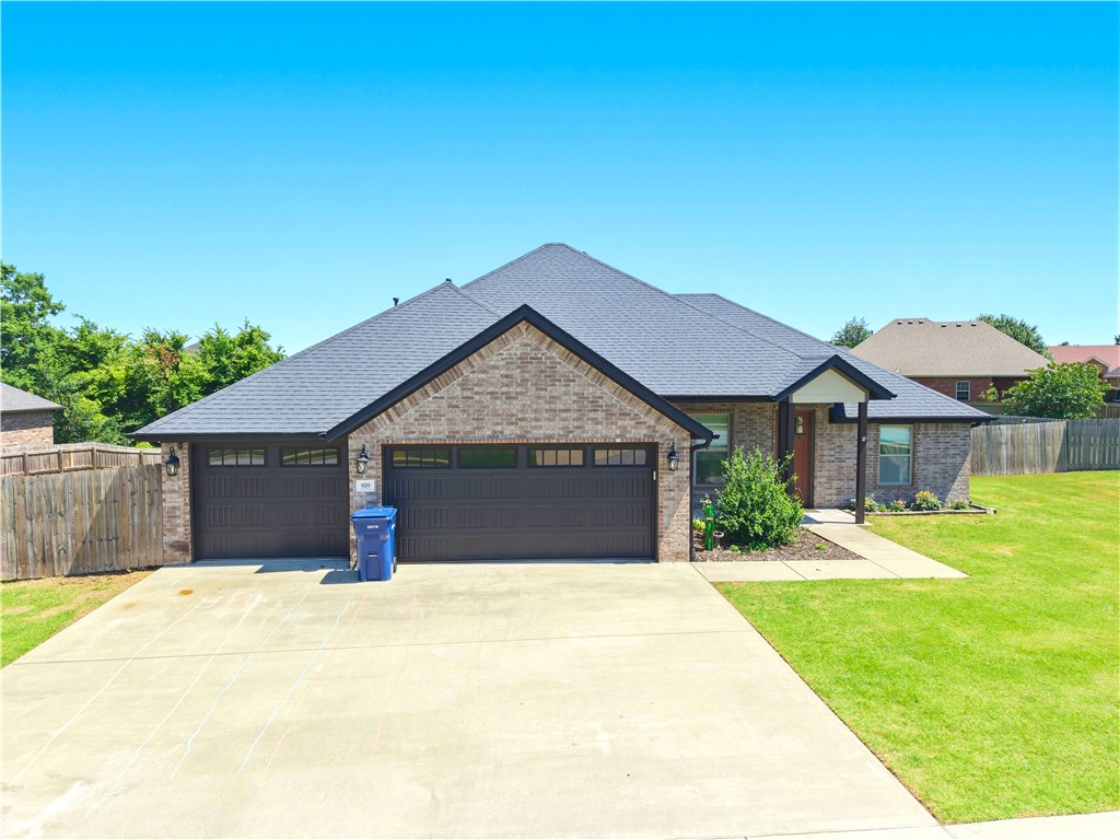 Welcome home to this beautifully updated 3-bedroom, 2-bath residence situated on a spacious .38-acre m/l lot—one of the largest lots in the subdivision! Tucked near the cul-de-sac at the back of the neighborhood, this property offers both privacy and charm in a peaceful setting. Inside, you’ll find numerous modern updates and thoughtful improvements throughout, including updated kitchen appliances, refreshed cabinet surfaces, formal dining area, and breakfast nook, along with freshly painted trim, floorboards, and front door. The home also features elegant crown molding that adds character and style throughout the living spaces.  Additional features include a convenient mud room/cubby area by the garage entrance, a spacious 3-car garage, and a privacy fenced backyard perfect for relaxing, entertaining, or enjoying outdoor activities. This well-maintained home combines comfort, style, and functionality all in one exceptional package!