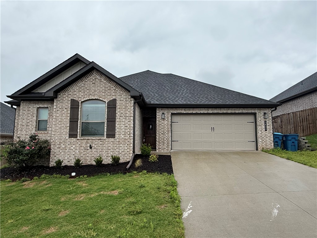 Welcome to Osage Hills! This subdivision is conveniently located to XNA, the Walmart DC and is located in the highly coveted Bentonville School District. This beautiful four bedroom, two bathroom home features a split floor plan, tons of storage, two car garage and covered patio with gas grill hookup. Granite countertops, to the ceiling kitchen cabinets, cabinets above the toilets, spacious bedrooms with oversized closets, custom trim and accents make this home a MUST SEE