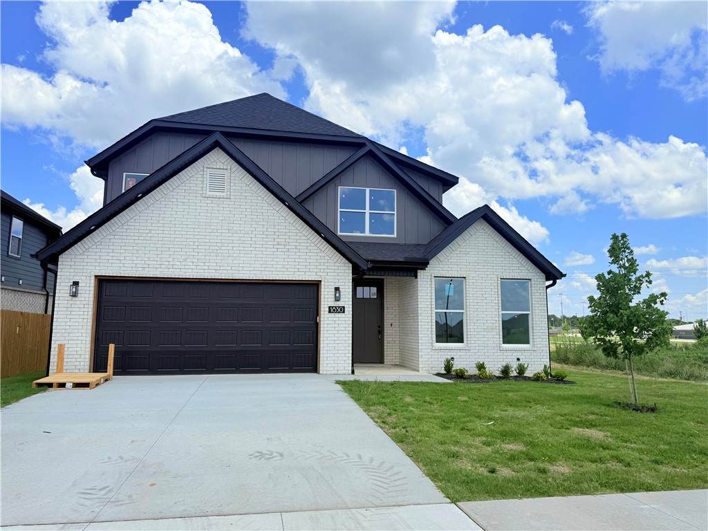This beautiful home has everything you’ve been looking for — an open kitchen with a huge island, custom cabinets that go all the way to the ceiling, and a roomy walk-in pantry. The first floor has luxury vinyl plank flooring throughout, plus two bedrooms, two full baths. Upstairs, you’ll find two more bedrooms, another full bath, and a spacious theater/game room that’s perfect for movie nights or hosting friends.

It’s packed with upgrades: quartz countertops, tiled showers, an electric fireplace with custom trim, an EV charging port in the garage, and even a gas line ready for your outdoor grill.

You’ll love the location — just a short walk to Gamble Elementary and Bentonville West High School, and quick access to I-49 means you’re only minutes from downtown Bentonville and the Walmart Home Office.

Right now, we’re offering up to $10,000 toward closing costs or a rate buy-down as low as 4.8%, plus up to $5,000 credit from our preferred lender