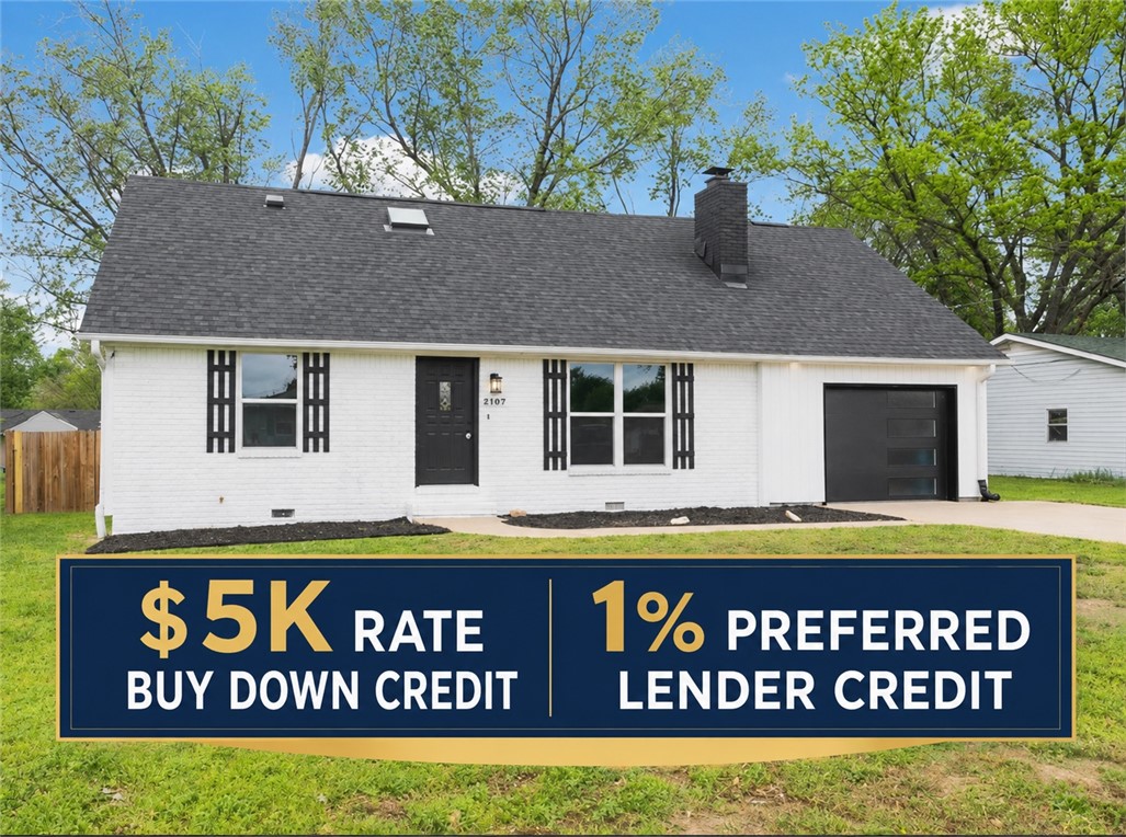 One of the best locations in Bentonville, this is the only walkable neighborhood to the new Walmart campus and puts you
Minutes to the music, culinary and cultural epicenter of downtown. This beautifully updated 4-bedroom, 2-bathroom home offers 1,760 heated square feet of modern living space, fully refreshed from top to bottom. The interior and exterior boast a fresh coat of paint, complemented by brand-new LVP flooring that flows throughout the home, including the remodeled living room featuring a cozy fireplace. The heart of the home is the stunning kitchen, which has been completely reimagined with brand-new cabinets, sleek quartz countertops, and a full suite of new stainless steel appliances.
Both bathrooms have been elegantly remodeled, and a new water heater ensures efficiency. For year-round comfort, the sunroom has been updated with a dedicated mini-split HVAC system, while the roof was replaced in 2024 for long-term peace of mind.