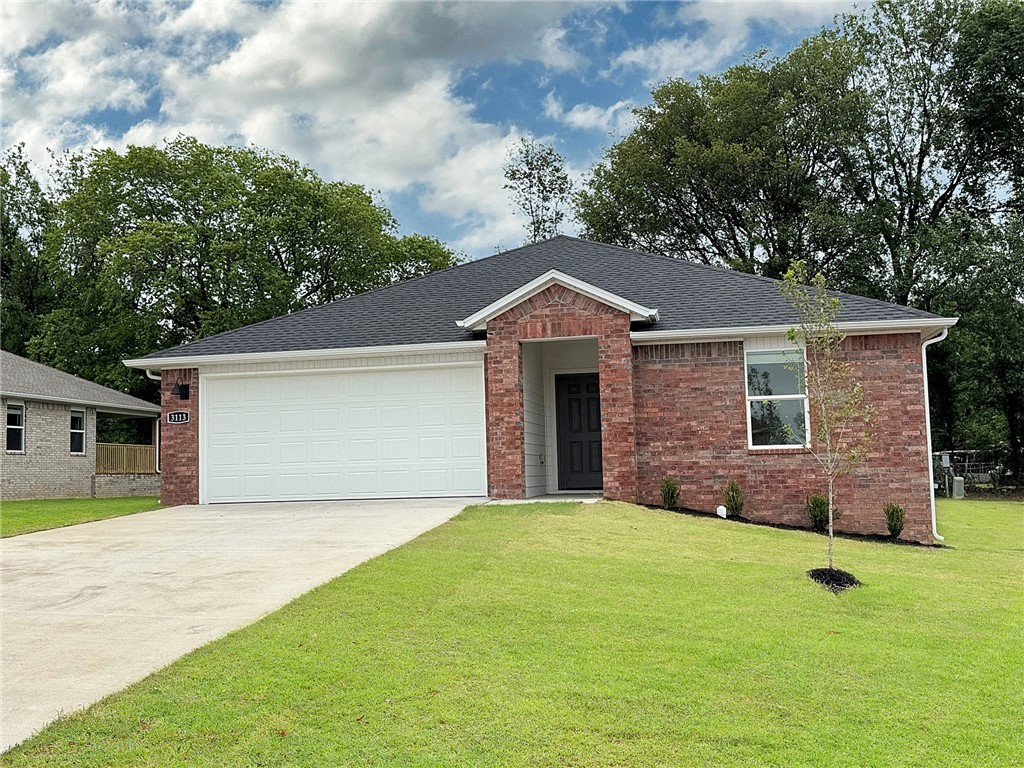 Jubilant Justin plan in West Wind! Each home in West Wind was meticulously crafted with attention to detail, creating a space that feels both luxurious and welcoming. These homes are complete with granite kitchen countertops, 36-inch cabinets, and stainless-steel appliances! The primary bath features double sinks, and a walk-in shower! The secondary bath will have a tub/shower. Each home features LVP flooring throughout (per plan). These homes offer a covered patio (per plan), garage door opener, landscape package (per plan), and beautiful 4 Sides brick with Hardie® Fascia (per plan). Bentonville Schools! These properties are located in the city limits of Centerton.  Gravette Post Office will be handling the mail in this subdivision, and they will have a Gravette zip code.