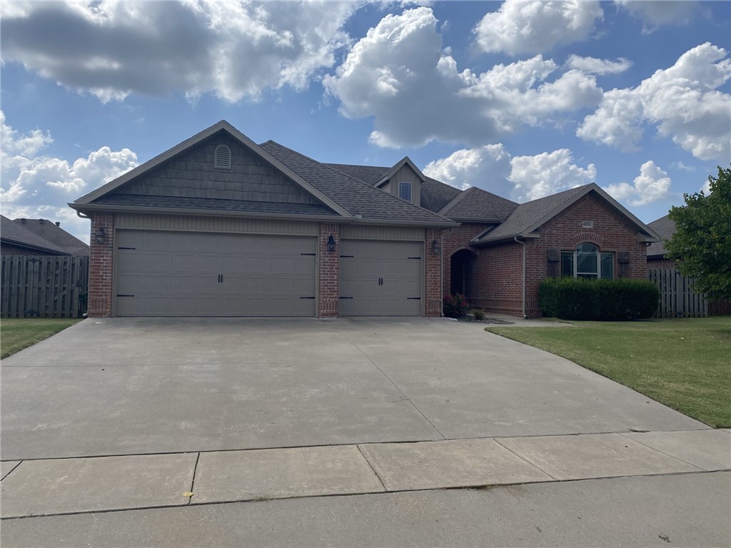 Wonderful 4-bedroom, 2.5-bath home in an upscale neighborhood! Features include a 3-car garage, granite countertops in the kitchen and all bathrooms, real wood floors, a spacious covered patio, and access to a community pool. Enjoy the convenience of being just 2 miles from the Pinnacle Promenade and within Bentonville Public Schools. Home also includes a bonus room and a privacy wood fence.**$250 non-refundable pet fee per pet**