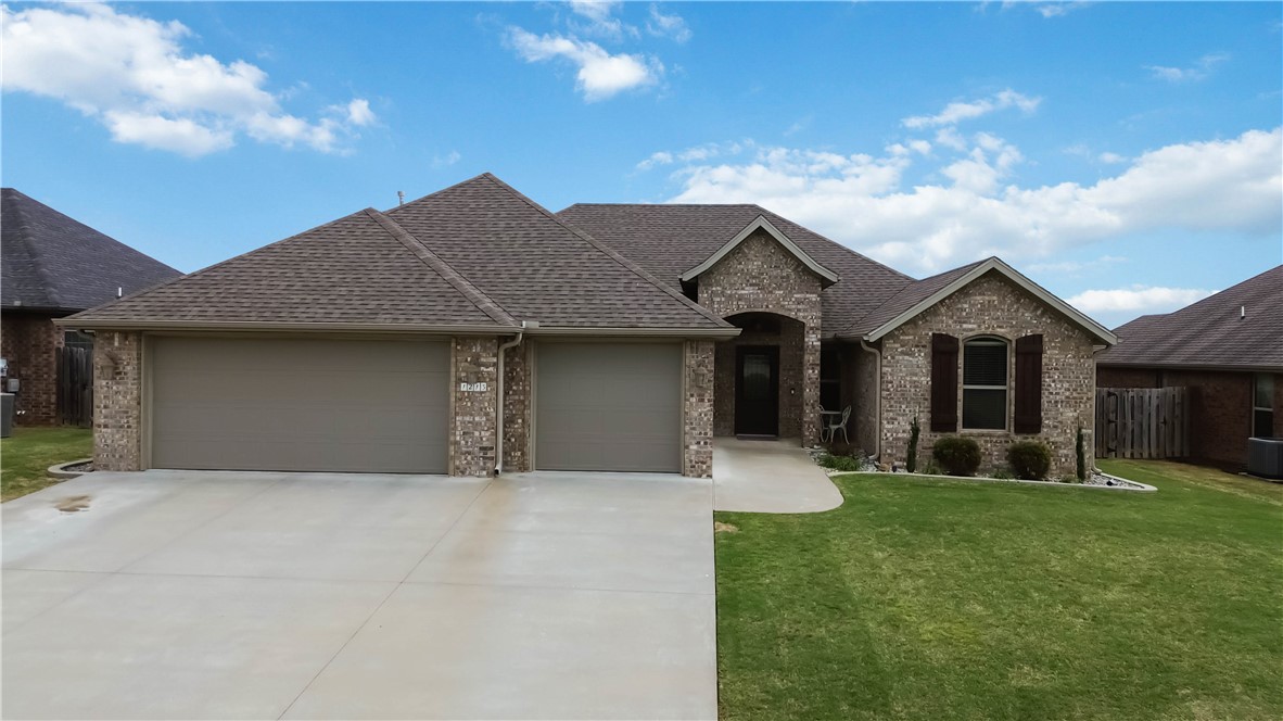 Welcome to this spacious, well-maintained 4-bedroom, 2-bath home offering approximately 2,161 sqft of comfortable living. The open-concept layout is perfect for both everyday living and entertaining, with a seamless flow between the kitchen, dining, and living areas. The kitchen includes a refrigerator with two ice makers that conveys with the home, adding extra convenience. Just off the 3-car garage, you’ll find a practical combined laundry and mudroom—ideal for keeping things organized. The private primary suite is a true retreat, featuring dual vanities, separate his-and-her closets, and a sleek frameless glass shower. Step outside to enjoy a generously sized backyard, perfect for relaxing or hosting gatherings. With thoughtful upgrades and functional design throughout, this home is ready to fit your lifestyle. Schedule your showing today!