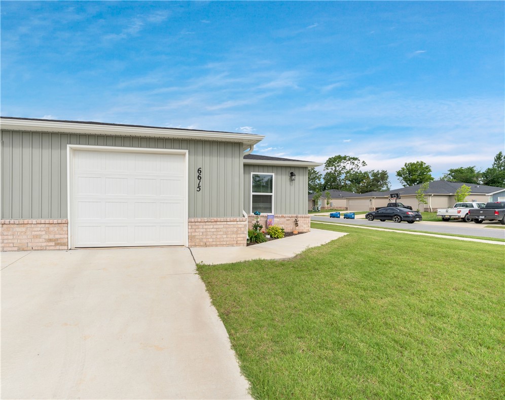 This 2025-built home is currently the ONLY property in NWA priced around $250,000 that offers 3 bedrooms and a 1-car garage in Bentonville School District. Situated on a desirable corner lot and conveniently located near the community mailbox, this home is designed for easy everyday living. Frequent traveler? You'll love being just minutes from XNA Airport, making early morning flights and business trips much more convenient. The seller has already added thoughtful outdoor improvements, including a new pergola, landscaping, and a growing garden, creating a peaceful backyard retreat perfect for relaxing or entertaining. With new construction, modern finishes, a convenient location, and an affordable price point, opportunities like this don't come around often. Schedule your showing today before it's gone!