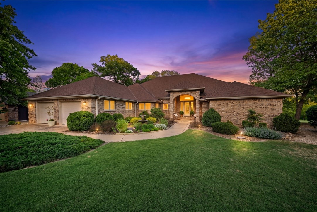 Welcome to the laid-back luxury of the wooded 13th fairway on Highland’s Golf Course, arguably one of NWA’s most beautiful & technical courses. 11 miles from Walmart’s new home office, you have the R&R of Bella Vista without the congestion of downtown. This home offers banks of windows that showcase the tree-lined golf course views and offers a respite full of nature and light. 4300 sq ft on one level make this home a gem for entertaining indoors or out and with 2 separate outdoor entertaining spaces, everyday relaxation is simply part of the lifestyle. The thoughtfully connected layout flows effortlessly for everyday living & hosting.  The kitchen offers abundant storage & prep space while remaining open to the main living area, with thoughtful upgrades throughout. The sunroom with rich wood tones & a striking dark ceiling frames the panoramic resort-feel setting. The primary suite features a show-stopping closet, spa-like bath, & a new exercise room in the oversized garage. Come live where you play! 2 Bdrm septic
