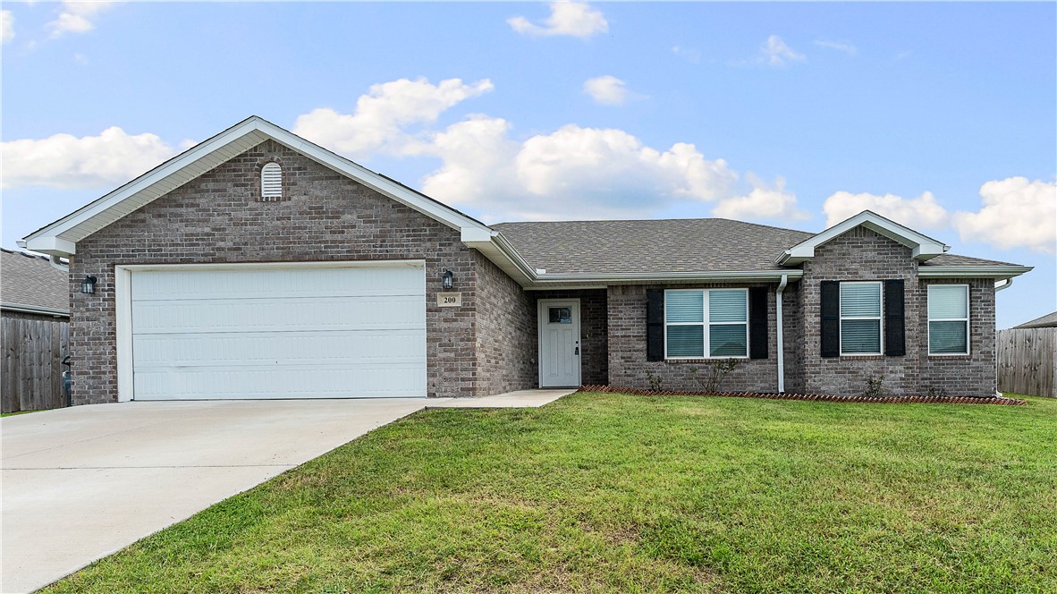 Built in 2022, this beautifully maintained all brick 3-bedroom, 2-bath home in Grandview Estates features an open-concept layout with a split-bedroom floor plan and granite throughout the home. The spacious kitchen flows seamlessly into the living and dining areas, making it ideal for everyday living and entertaining. The private primary suite offers a walk-in closet and ensuite bath. Solar panels are paid in full and provide energy efficiency and long-term utility savings.