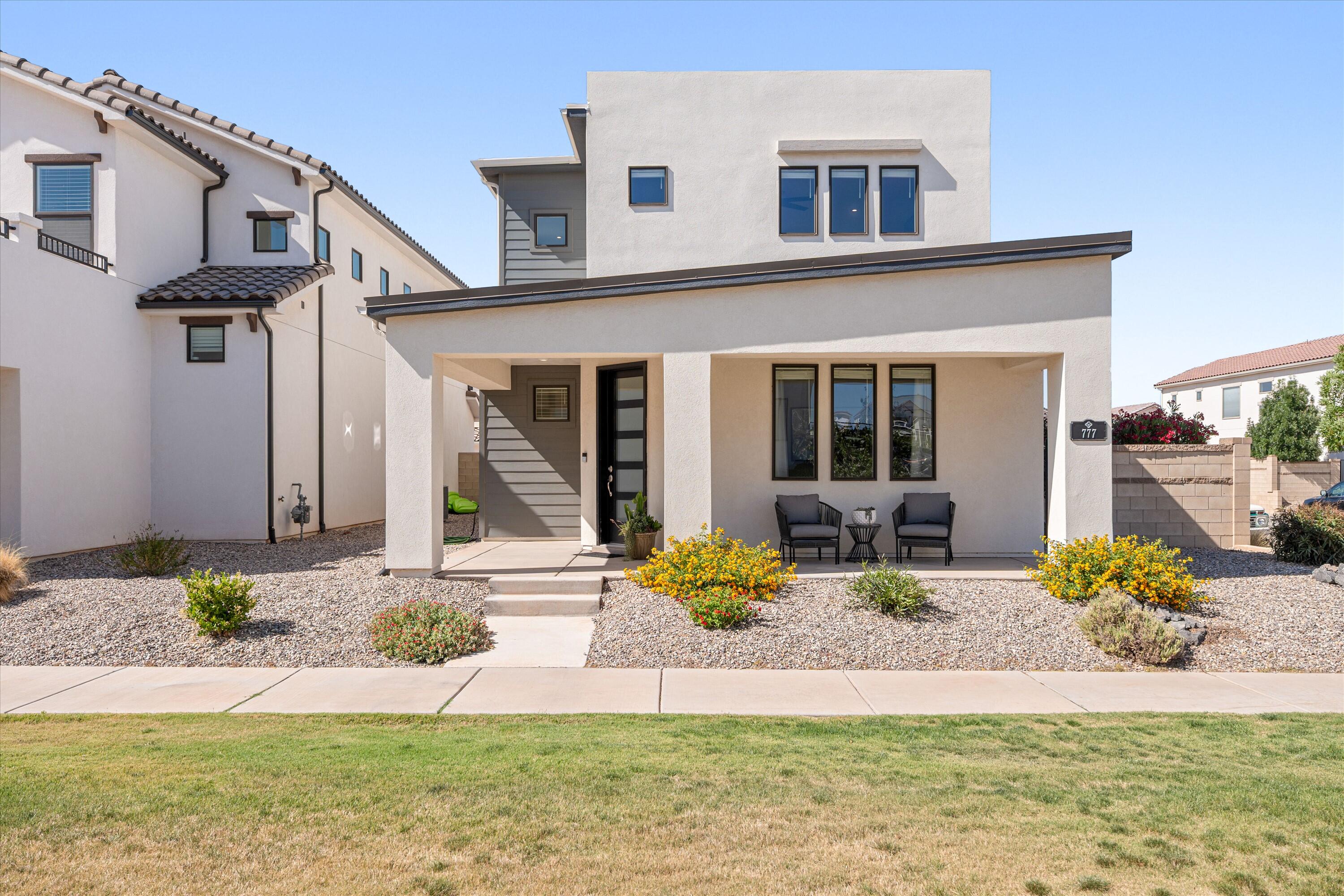 If you've been waiting for the perfect opportunity to buy in Desert Color, this is it! Welcome to 777 Red Marble Ln - an upgraded, spacious, low-maintenance home designed with comfort and convenience in mind.
Featuring 3 large bedrooms, 2.5 bathrooms, and a versatile loft, this home is ideal as a vacation retreat or for comfortable year-round living. Situated on a large corner lot, the yard includes maintenance-free turf and a concrete pad with 220V electrical service ready for a hot tub.
The oversized 3-car garage and extended driveway provide plenty of space for parking and storing all your toys. Additional upgrades include in-ceiling speakers with subwoofer in the family room (and wiring for future expansion throughout the home), a water softener and RO system, designer lighting, a Ring security system, and epoxy flooring in the garage. 
Don't miss your opportunity to be part of this exclusive neighborhood where you get to enjoy  Desert Color's world-class amenities-including the lagoon, pools, trails, pickleball courts, and a new resident- only pool coming soon! Visit www.desertcolorca.com for more community information 
Owner/Agent, Buyer to verify all listing details