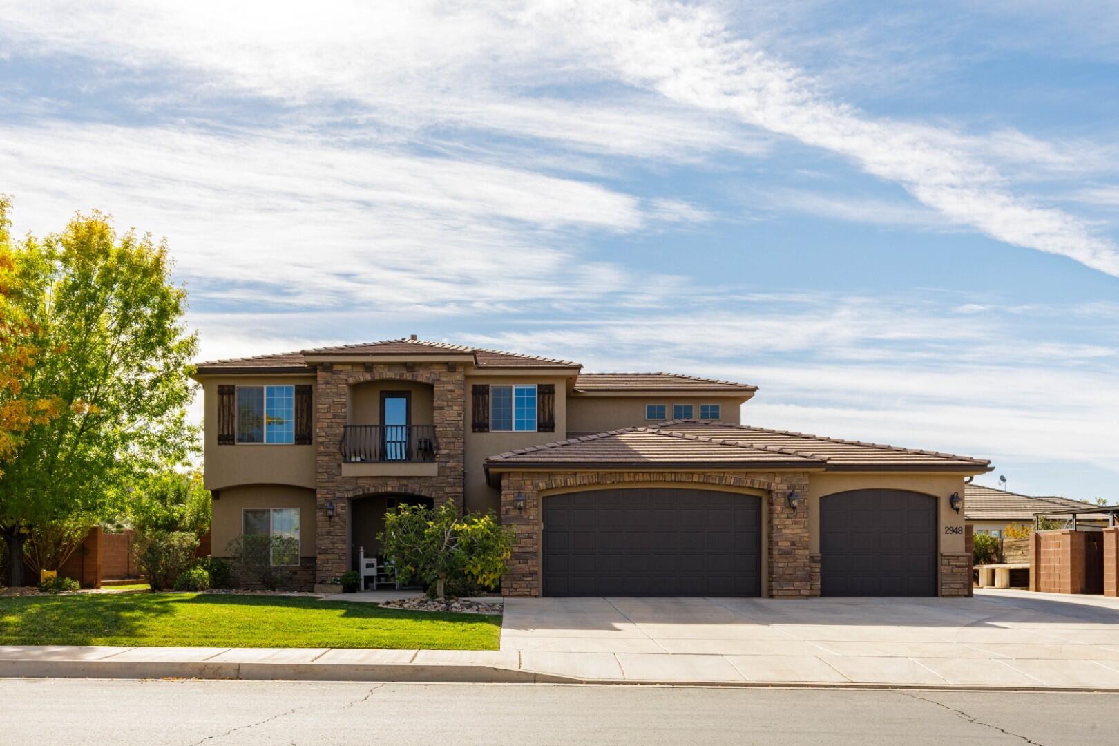 Come see this incredible one-owner home, loaded with upgrades and designed for comfort and style! From the moment you step inside, you'll appreciate the attention to detail, including gorgeous granite countertops throughout, elegant wood floors, and a cozy fireplace. The chef's kitchen features a copper sink, wall oven, gas cook top, and an extra-deep island perfect for entertaining. The spacious primary suite boasts a luxurious 5-piece bath with a soaking tub and tile surrounds. Outside, enjoy a covered patio for year-round relaxation. Additional highlights include a tankless water heater, a large 3-car garage with a workbench, and, of course, the beautifully appointed detached casita ideal for guests or rental income!
Home Features: 3461 Square Feet
5 bedroom, 3.5 bathroom
Changes from the original floor plan include:
Expanded Master Bedroom by 100 square feet. 
Installed Grand Kitchen that includes a larger island, separate wall oven, cook top and additional cabinets with a copper sink.
Extended back porch and porch roof by 5 feet.  Natural gas hookup.
Concrete patio has deep foundation and is ready for pergola or patio cover installation.
Tiled tub/shower in every bathroom (no inserts).
Storage shed built into cinderblock wall.
RV parking space with sewer drain.
Detached Casita features: 348 Square Feet
1 bedroom, 1 full bath and kitchen with cultured marble countertops. 
Tiled floors, tiled shower, washer dryer and walk in closet with built ins.