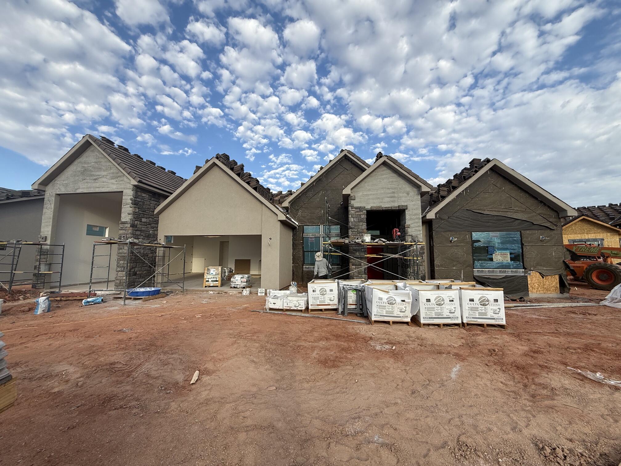 Finally...the home that has it all! Large lot, giant slider in the great room, butler's pantry, casita, a view, a pool and hot tub, epoxy garage floor, wired for surround in the great room, and a 36 ft deep RV garage with a 12x14 door!! There is also room for RV parking on the side.  In addition to the casita, this home also has a guest suite.  The floor plan is open and light.  The finishes are high-quality and beautiful: stunning iron door, combo of light and dark painted cabinets, gorgeous quartz countertops, elegant stone fireplace, GE CAFE appliances and hardwood floors in the Entry, Hall, Great Room, Kitchen, Dining Room, Pantry, Mudroom Den & Casita.
