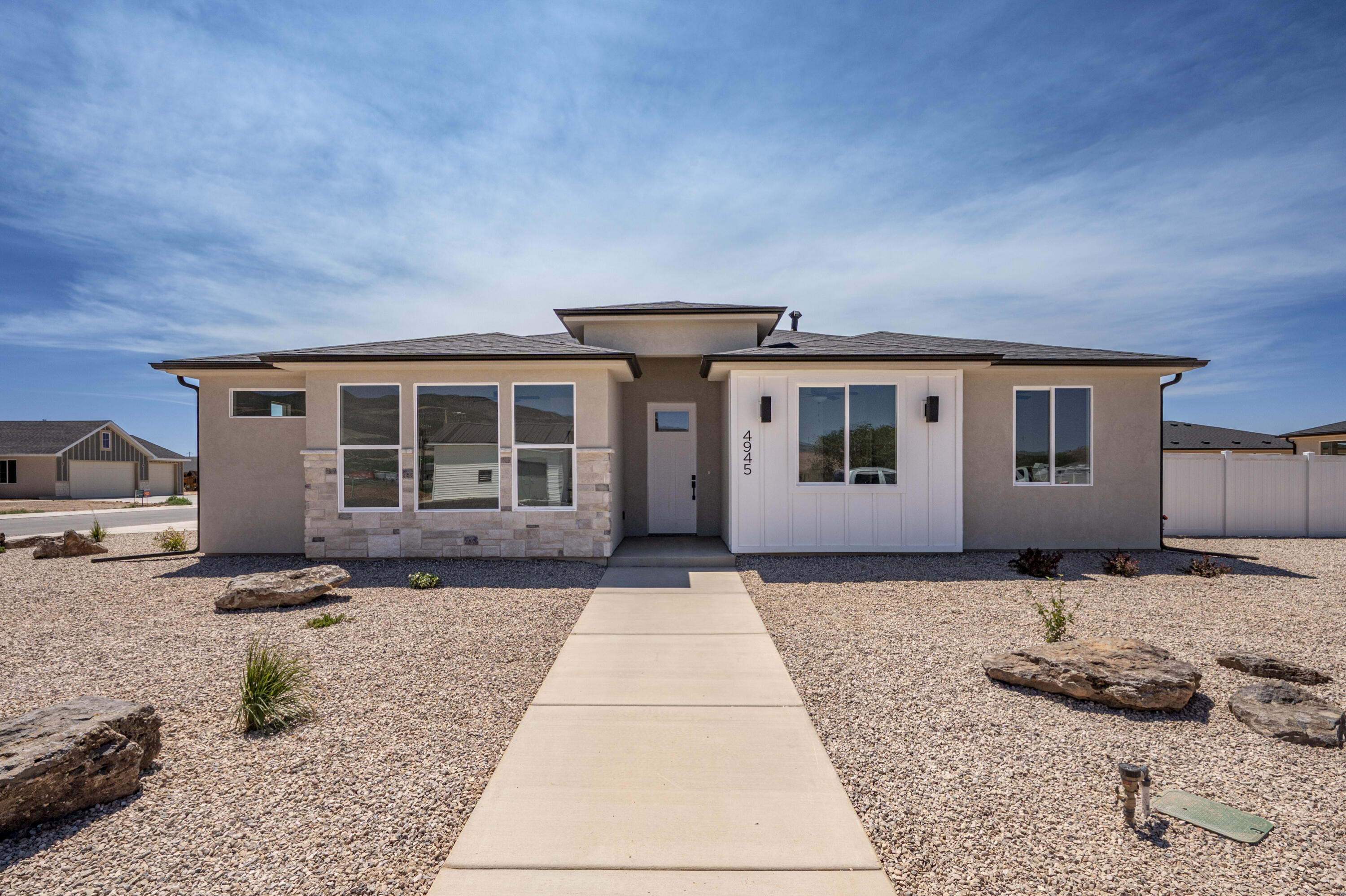 Welcome to the Pineview! Spacious single-level home offering 3 bedrooms and 2 full baths with an open-concept living area perfect for everyday living and entertaining. The well-designed floorplan features a private master suite and a convenient laundry room directly off the master for easy access. Designed with quality craftsmanship and modern finishes, this move-in-ready home also includes front landscaping, backyard fencing, and a refrigerator for added convenience, all in a desirable location. Generous 3-car garage includes an extra-deep third bay ideal for a truck, workshop space, or additional storage. Bright, airy rooms and single-floor living provide comfort and accessibility with no stairs. Great blend of functionality and modern living. Ask about our preferred lender incentives.