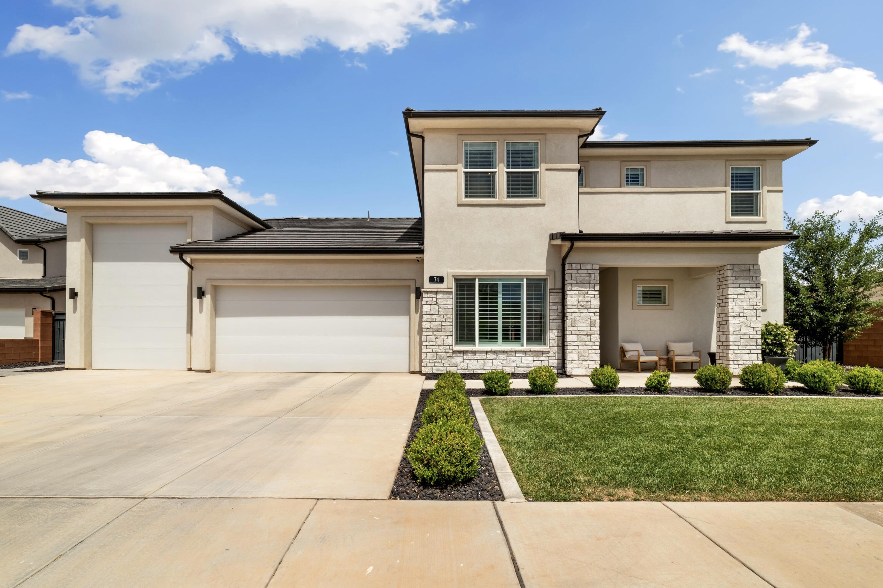 Experience high-end craftsmanship and an unmatched outdoor lifestyle in this stunning custom home located in Washington's desirable Whitworth Estates. Situated on a generous 0.32-acre lot, this 4-bedroom, 3.5-bathroom residence spans 2,772 sq. ft. of meticulously designed living space. The open-concept interior is anchored by a dramatic two-story, floor-to-ceiling fireplace in the great room, complemented by custom built-in cabinetry throughout. The chef's kitchen features upgraded appliances and flows seamlessly into the dining area, perfect for hosting. Each room is finished with professional window coverings and ceiling fans for year-round comfort.
The backyard is a true private resort, professionally landscaped and fully fenced. Amenities include a full-sized, lighted pickleball court with a basketball hoop, a putting green, a splash pad, and an in-ground trampoline. For relaxation, enjoy the rock water feature, hot tub, and custom fire pit. The property is also 'future-ready' with concrete pads and plumbed utilities already in place for additional projects. Car and outdoor enthusiasts will appreciate the spacious RV garage, complete with custom storage solutions. This is a rare find that combines luxury, recreation, and functionality.
