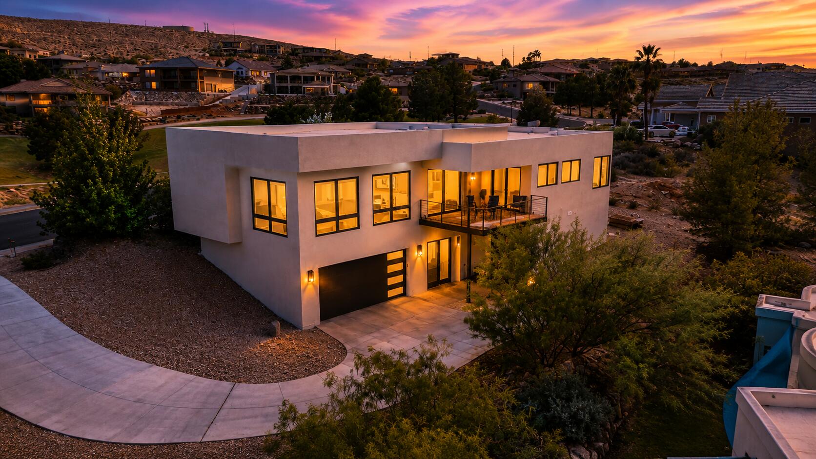 ~YOUR SOUTHERN UTAH RETREAT~

Contemporary, one-of-a-kind home in Southgate Hills with INCREDIBLE VIEWS of the surrounding mountains, city skyline, and golf course, located directly across from the 18th fairway. 

Thoughtfully designed with exceptional attention to detail, featuring multiple decks that create private outdoor living spaces. The professional chef's kitchen includes a walk-in pantry, soft water system, water filtration, and tankless hot water. 

The third bedroom offers a private exterior entrance, ideal for guests or flexible living. Extra storage is available beneath the home or could be converted into an ADU if desired. Buyer to verify all information.

Come see it today!