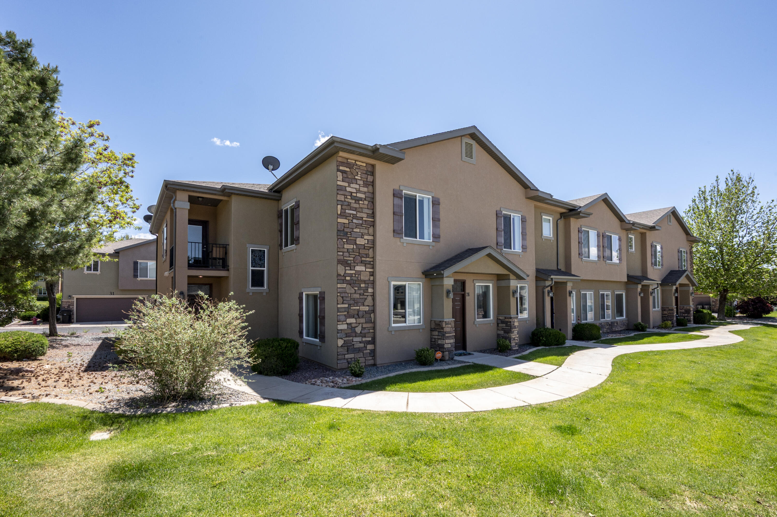 Welcome to Cedar Crossing, where comfort, convenience, and lifestyle come together in this stunning 3-bedroom, 2.5-bath end-unit townhome. Offering 1,570 square feet, this large, beautifully upgraded home is designed for modern living with spacious interiors, natural light, and exceptional attention to detail throughout. Stainless steel appliances, LVP flooring, upgraded carpet, Speed Queen washer & dryer, and smart-home features including a Vivint security System, smart lock and smart thermostat. Located in one of the area's most desirable communities, this home delivers unbeatable value with close proximity to hospitals, schools, shopping, dining, and endless recreation opportunities. Enjoy resort-style amenities including a pool, clubhouse, 24 hour fitness center, full service kitchen, indoor gathering area, movie room, playground and more. While the HOA also covers fiber internet, water, trash, and additional services for effortless living.

Immaculately maintained and situated in a clean, welcoming neighborhood, this end-unit offers added privacy and charm. More than just a place to live, this home is built for a lifestyle - combining convenience, community, and style all under one roof.
Seller is motivated, come see today!
