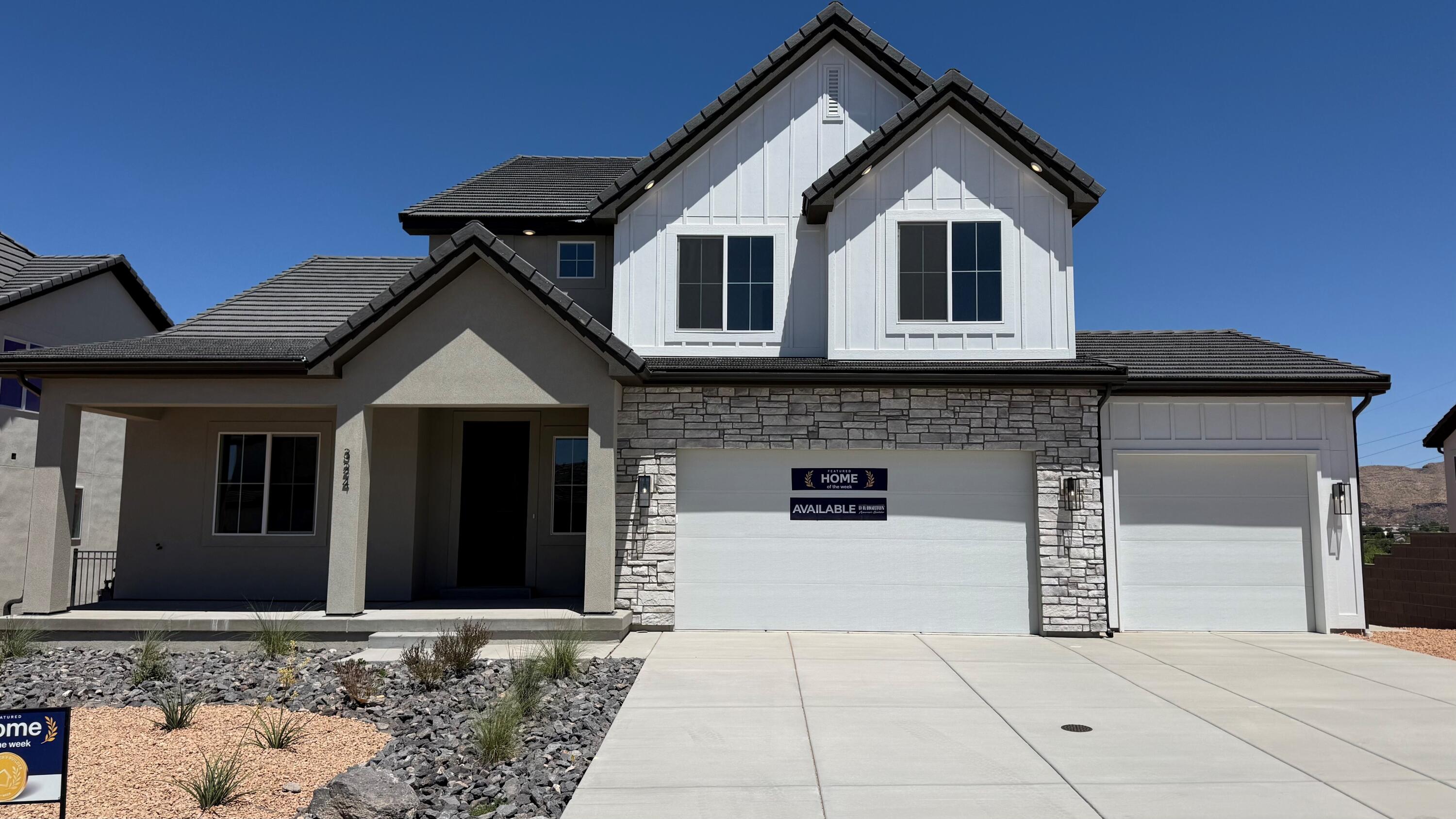*WALKOUT BASEMENT* Discover your dream home at Fire Rock, a stunning new D.R Horton community in Hurricane, UT! Explore the ''Sydney'' floorplan featuring boosting upgrades and the best part? NO HOA. This inviting three-story home sits on a large view lot and offers a spacious 4 bedrooms, an office, 2.5 bathrooms, and a 3-car garage. The walkout basement is perfect for a growing family and plenty of garage space for toys. Estimated completion April 2026. Ask me about our generous home warranty & special financing when using our in-house lender DHI Mortgage. Improving quality of life here with its prime location, Fire Rock is truly a gem. Don't miss out on the opportunity to make it your own.