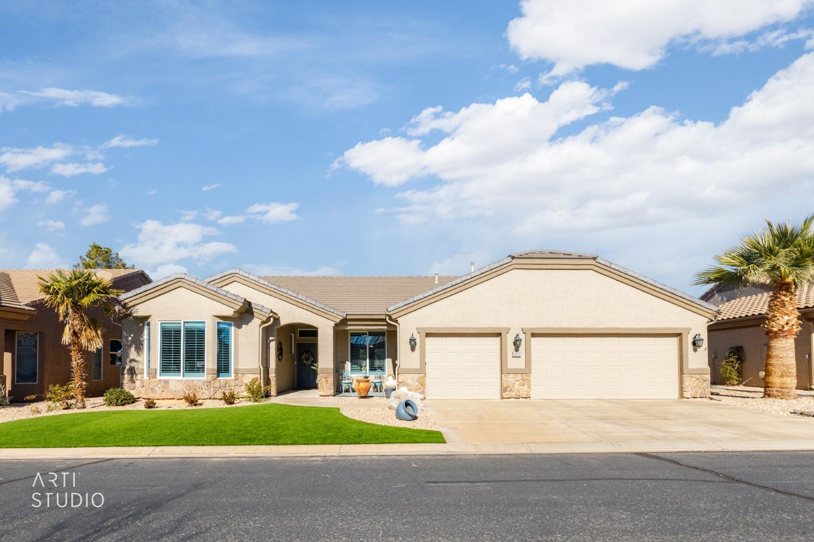 Welcome to SunRiver, a premier 55+ community with resort-style amenities: clubhouse, indoor/outdoor pools, fitness center, and pickleball courts. This 3-bedroom, 2-bath home was fully remodeled in 2022. Key updates include a gourmet kitchen with floor-to-ceiling cabinets, slide-out spice racks, quartz counters and backsplash, farmhouse sink, new Samsung appliances. Beautiful new LVP flooring and carpet throughout; luxurious master bath with soaking tub, interior/exterior paint; new 50-gallon water heater, water conditioner, LED lights, updated fireplace surround, fiber optic internet; low-maintenance turf yard; oversized 3-car garage with mini-split system. Turnkey and ready for an active lifestyle! (fits full-size long-bed 1-ton truck); and office with added doors.
Turnkey and ready for an active lifestyle!