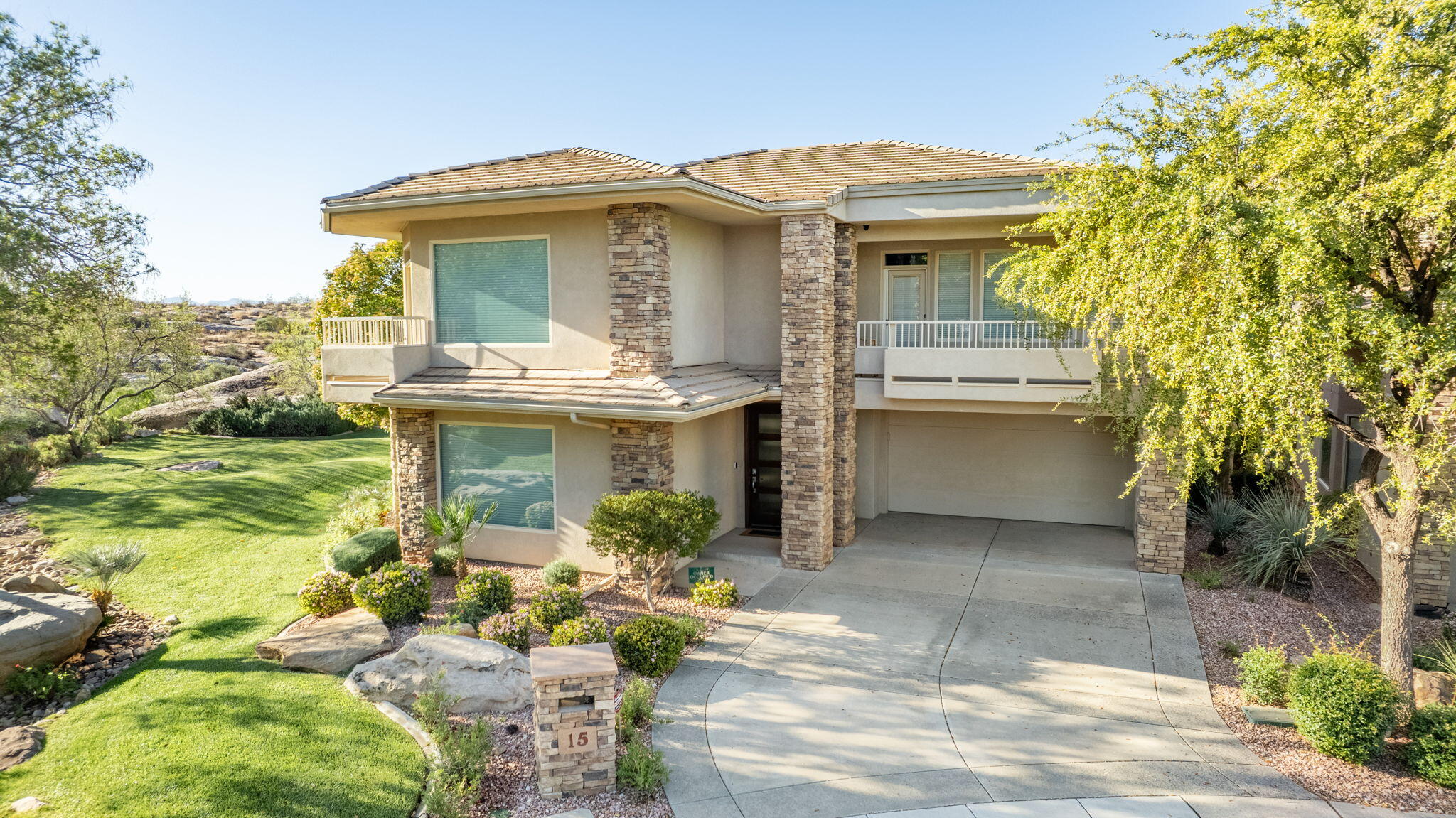 Don't miss your chance to live in Stone Cliff for under $900k! Homes on this street are hard to come by & NOW is your chance to
Live The Stone Cliff Lifestyle. Two pools, private cabanas, pickleball/tennis courts, plus a new clubhouse & fitness center. This home features 2 graciously appointed Primary Suites, 2 expansive living areas, tranquil outdoor spaces & more! Main floor living w/Primary Bedroom, & 2nd Floor Primary w/2nd laundry upstairs.