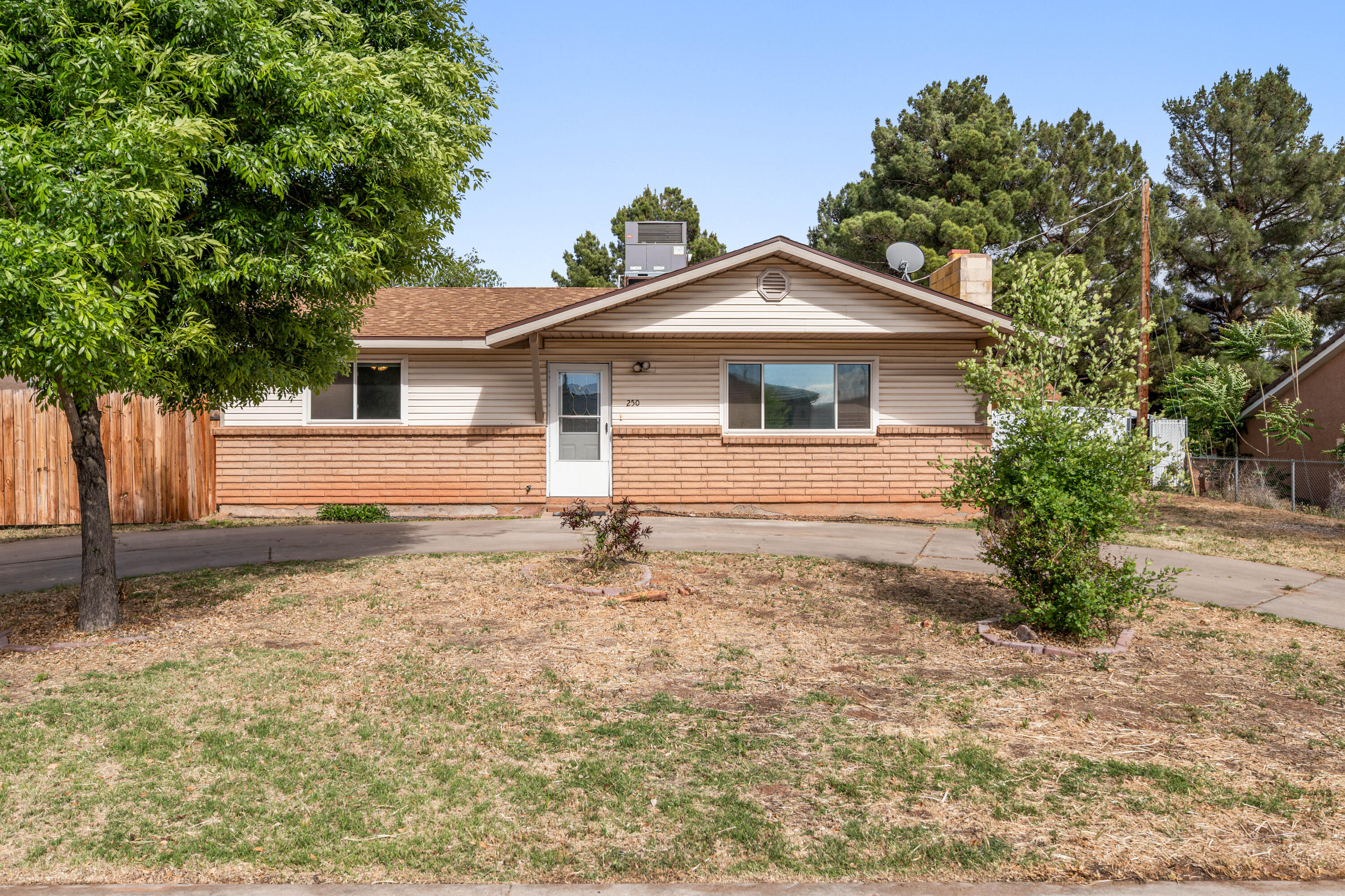 For someone this is home, for others it is an investment in the future right in the heart of Washington City. This property sits on quiet corner lot, and the freedom of no HOA. For those with toys or work vehicles, there is plenty of space for RV parking. Inside, the functional layout serves as a blank canvas for your personal touch. Enjoy the proximity to local parks and quick I-15 access, making your morning commute or weekend adventures seamless. Whether you are looking for a primary residence with room to grow or a strategic addition to your rental portfolio, this home provides the space and location to build longterm equity.