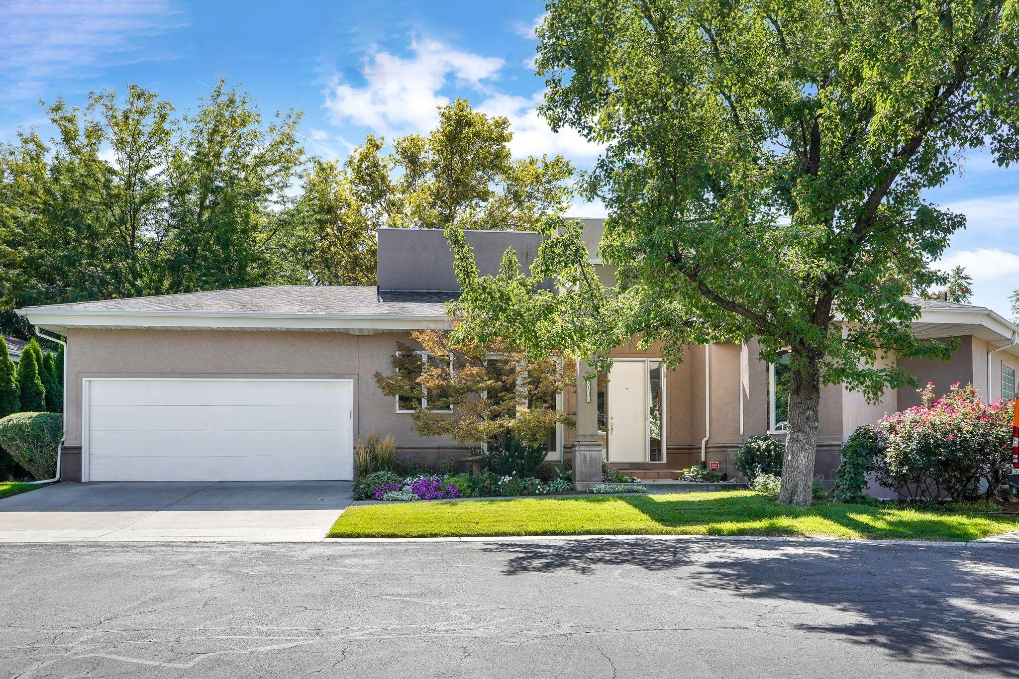 Lovely East Millcreek contemporary home situated on a quiet Cul-de-Sac in the gated community of Connor Park Cove. This contemporary home's architecture was designed for natural light to flood every room. New carpet and paint!  Enjoy an open floor plan with vaulted ceilings and main level living. The modern kitchen features granite countertops, and ample cabinetry. The fully finished basement includes 9 ft ceilings, large family room and substantial storage. Outside the private backyard showcases mature landscaping and a generous patio ideal for outdoor gatherings. Conveniently located just minutes from Downtown, the University of Utah, Close to Shopping and Restaurants galore!