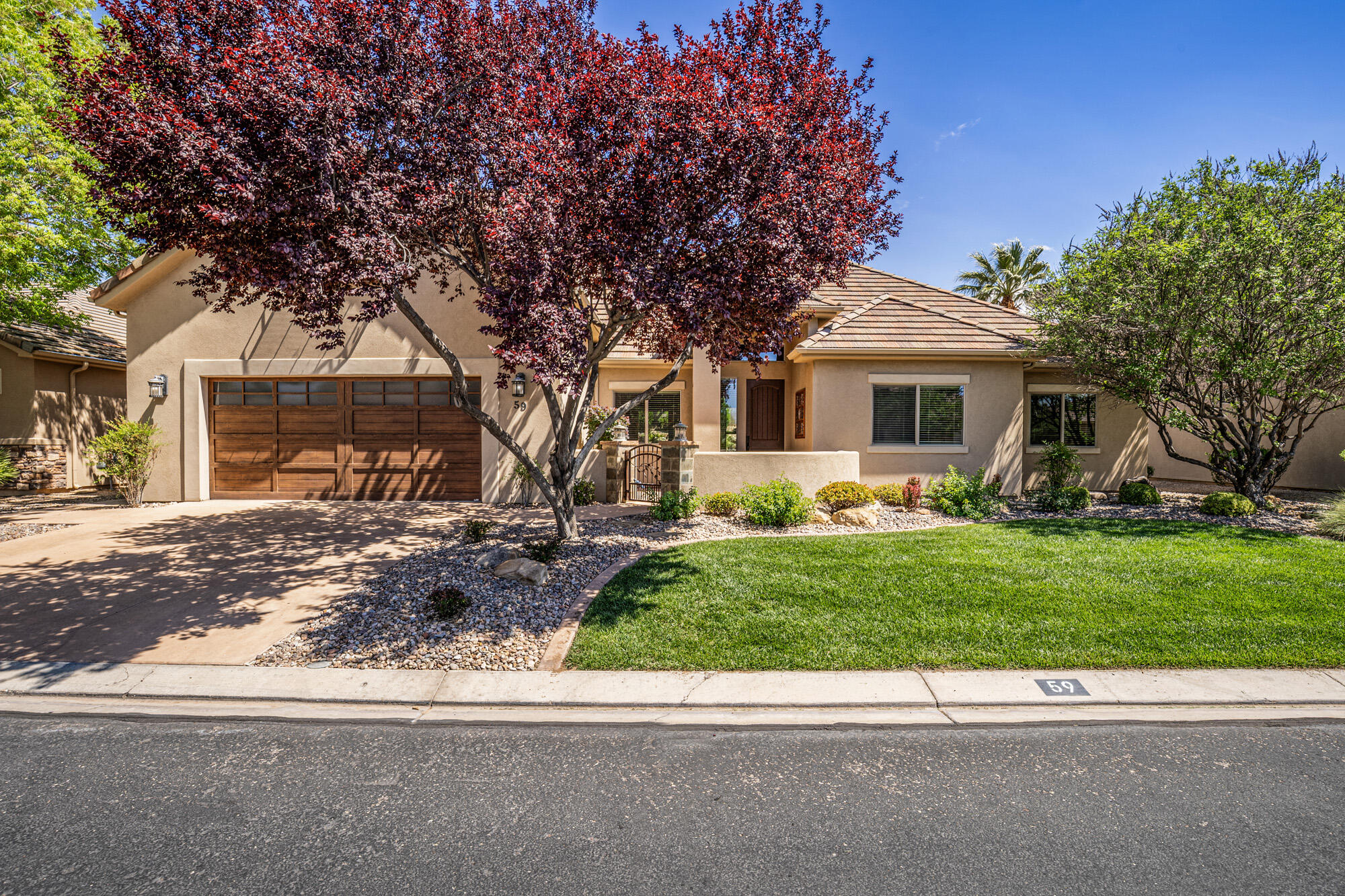 This impeccably maintained home in Huntington at Stonebridge stands out as one of the most pristine, move-in-ready properties imaginable--Featuring brand-new carpeting, a chef-inspired kitchen equipped with a double oven and an island topped with elegant granite countertops... every detail exudes quality and care. Thoughtful upgrades like a central vacuum system and refined interior finishes throughout enhance both comfort and functionality, making this home a perfect blend of luxury and readiness. It isn't any one feature that makes this home ''stand out''... it's all the elegant upgrades, the floorplan and the immaculate ''move in ready'' condition that makes this home wonderful, stunning and ready to be occupied! Wired for surround sound, there is a peaceful backyard with a water feature, a loft bedroom that has views, a mini fridge, microwave and a tastefully designed bathroom.  The clubhouse has a pool, an exercise room and pickleball courts with a grassy area perfect for picnics.  This is a home in a wonderful subdivision that is centrally located to shopping, restaurants and more!  Immaculate and move in ready!