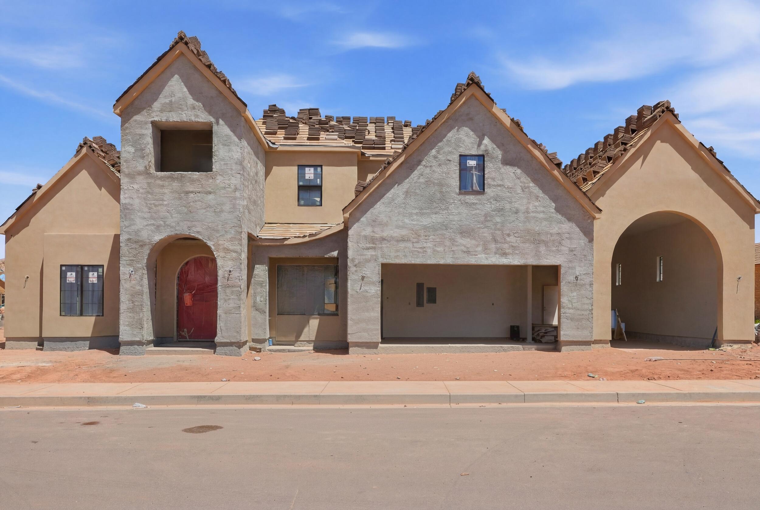 Experience luxury living in the highly sought-after Vermillion Vista community in Washington Fields. Built by Goldline Homes, this exceptional new construction offers approximately 4,700 square feet of thoughtfully designed living space, a professionally landscaped backyard with an included swimming pool, and an impressive 55-foot RV garage featuring multiple 220V outlets, ample RV parking, and plenty of space for recreational vehicles, toys, or a workshop.

Inside, you'll find four spacious bedrooms, 4.5 bathrooms, a dedicated office, and a versatile attached casita with private entrance. Designed for maximum flexibility, the casita includes a full bathroom, kitchenette, and washer/dryer hookups, making it ideal as a private guest suite, fifth bedroom, multigenerational living space, home office, fitness room, or pool house.

Soaring vaulted ceilings, an expansive open-concept floor plan, designer finishes, custom cabinetry, premium fixtures, and exceptional craftsmanship are showcased throughout. Every detail has been thoughtfully selected to deliver the perfect balance of luxury, comfort, and functionality.

Located in one of Southern Utah's premier communities, you'll enjoy convenient access to top-rated schools, parks, hiking and biking trails, golf courses, shopping, dining, and everything Washington Fields has to offer.

This is a rare opportunity to own a beautifully crafted Goldline Homes residence that combines timeless architecture, modern design, and resort-style amenities in one of the area's most desirable neighborhoods.

Expected finish date around Sept 15th 2026

Listing agent is a licensed real estate agent in the state of Utah and has ownership interest in the property.