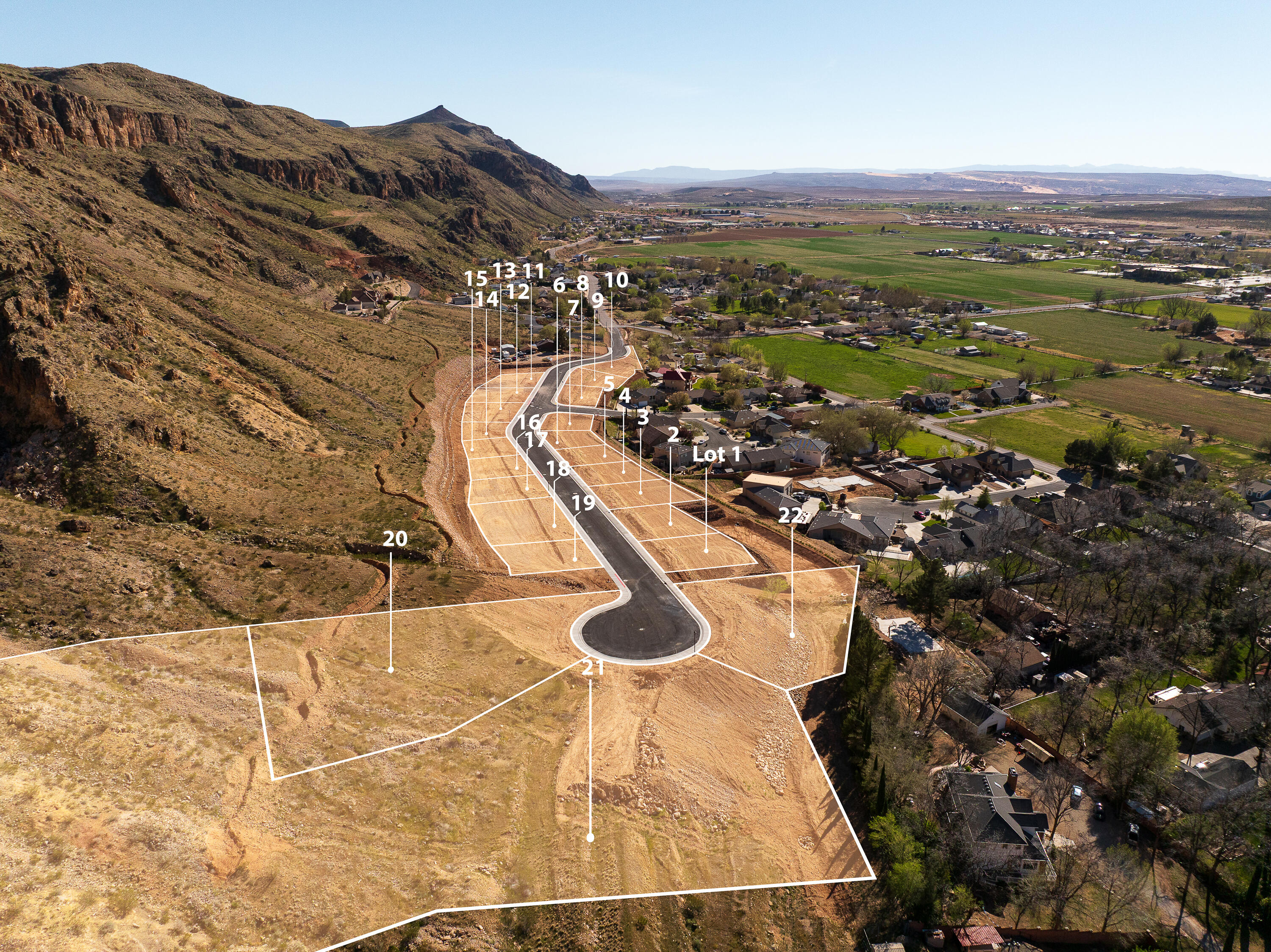Rare opportunity to own in Hideaway Ridge, one of Hurricane's most scenic custom lot subdivisions. This lot sits on the east side of the community, backing directly to natural rock cliffs. With no HOA, no builder restrictions, and no required build timeline, you have the freedom to build on your schedule with the builder of your choice. Hideaway Ridge's 22-lot layout keeps density low and the setting premium. Whether you're a builder, investor, or future homeowner ready to bring your vision to life, this lot delivers the privacy, the character, and the flexibility to do it right.