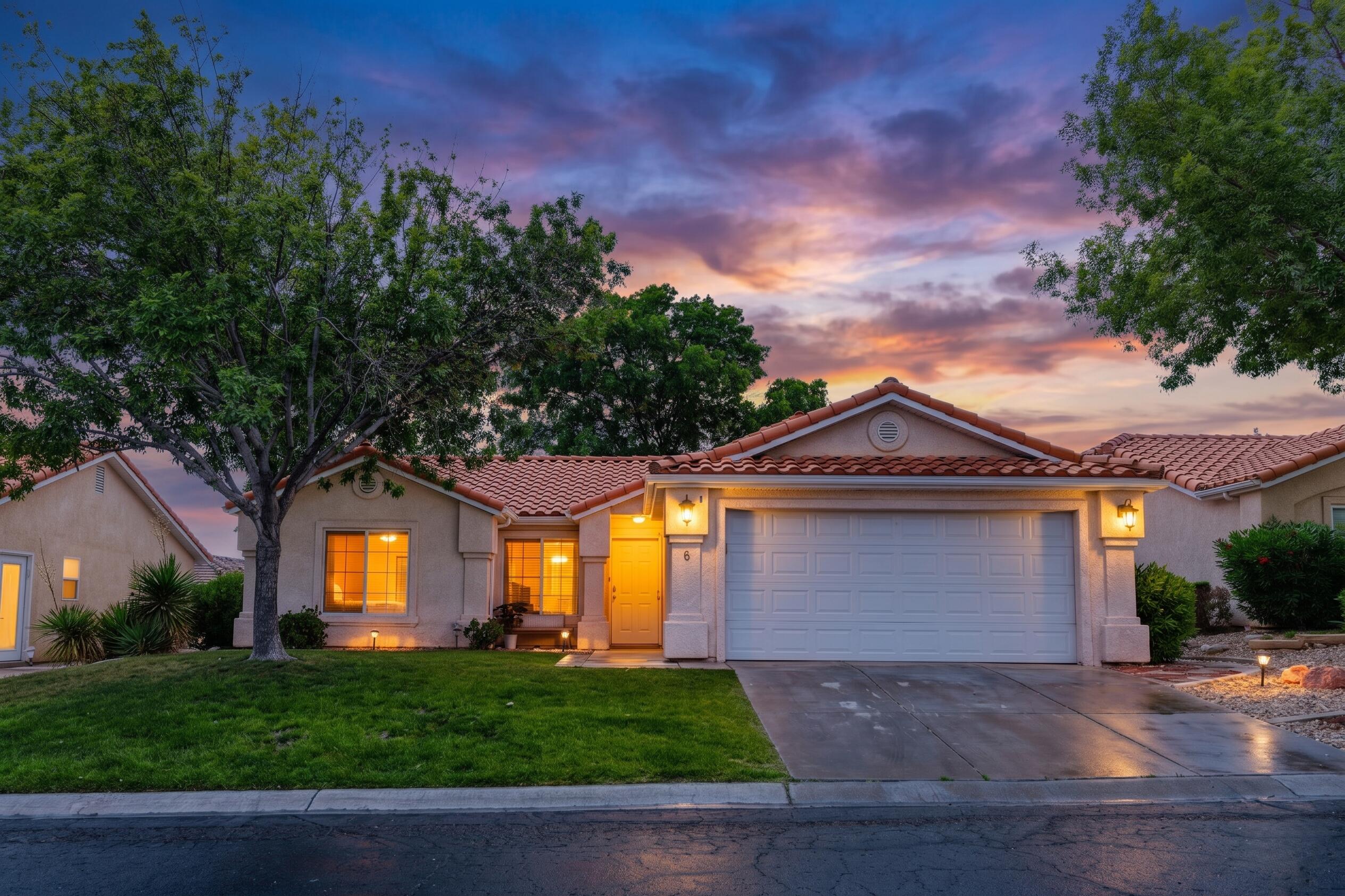 Finding a single-level home with a 2-car garage under 350K in the heart of St. George is incredibly rare. This charming home in the River Breeze community offers the ultimate downtown lifestyle, located just minutes from major shopping centers, restaurants, banking, schools, and the regional hospital.

The updated interior offers a move-in-ready layout that maximizes every square inch. Outside, you will love the layout of this specific lot, which benefits from having no direct backyard neighbors to block your privacy. The front yard features beautiful mature landscaping and green grass without any of the maintenance hassle, as the HOA handles the grounds. Even better, your monthly association dues cover your water bill, exterior property insurance, and road upkeep, keeping your cost of living predictable and low. Please arrange a showing time today. 
*This is NOT an 55+ Community.
*Twilight photo has been edited