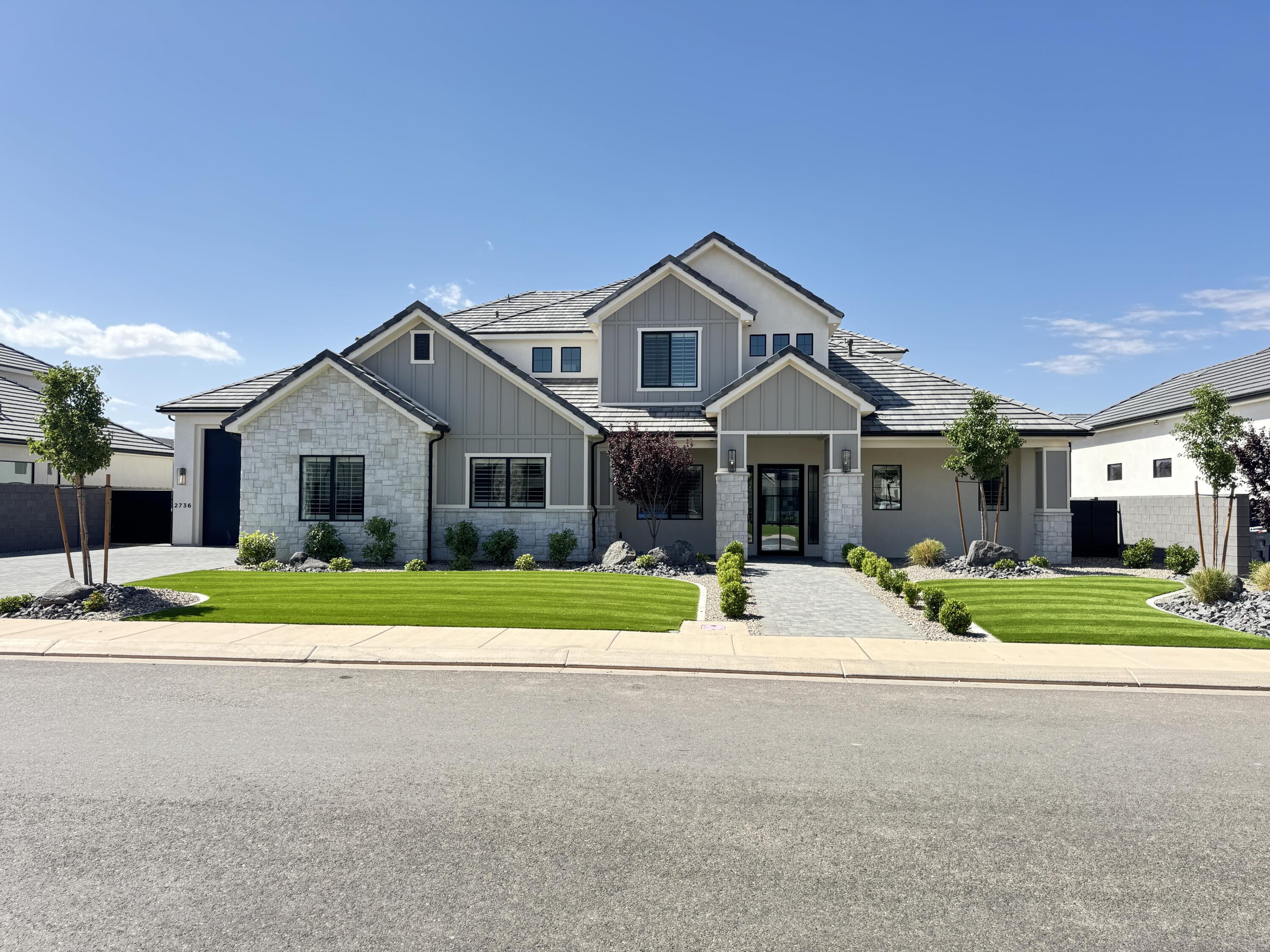 Conveniently located in the desirable Moorland Park Subdivision, a quiet neighborhood with easy access to shopping and restaurants.  Massive 4 car RV garage with 40' of depth & an 18'X13' door. Floorplan has great flow with large picture windows to fill the home with natural light, 10' ceilings on the main floor, a dedicated office, large second living room upstairs & second laundry room. Spacious primary suite includes separate his-and-hers closets, giving you tons of storage and convenience. Other features of the home include custom millwork, hardwood flooring, designer tile & quartz countertops.