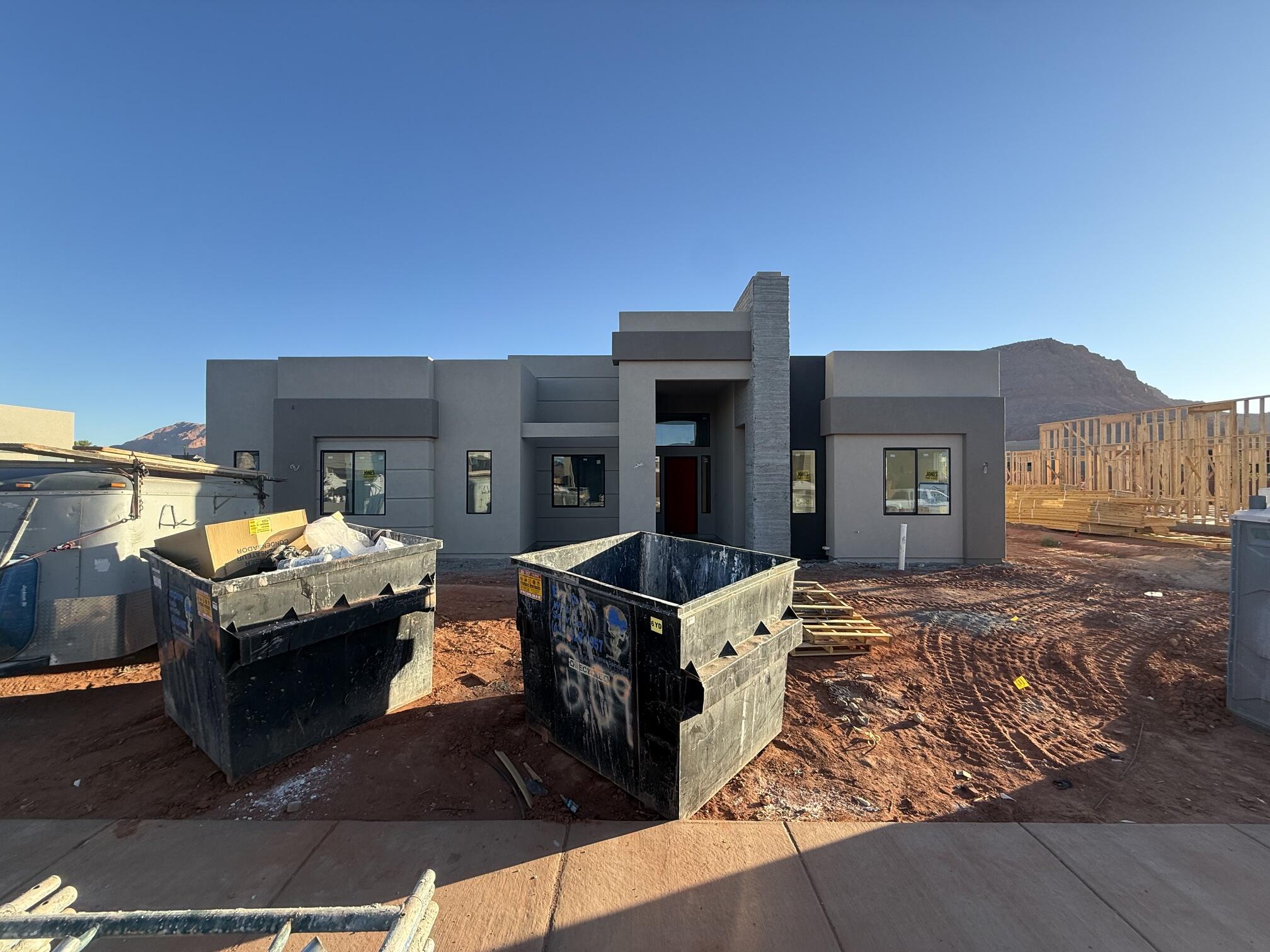 Large lot, giant slider in the great room, , casita, a view, epoxy garage floor, wired for surround in the great room, and a 41.7 ft deep RV garage with RV parking on the side.  The floor plan is open and light. The finishes are high-quality and beautiful: stunning iron door, combo of painted and knotty alder cabinets, gorgeous countertops,  GE CAFE appliances, and Delta plumbing fixtures.  Close to hiking and biking trails.