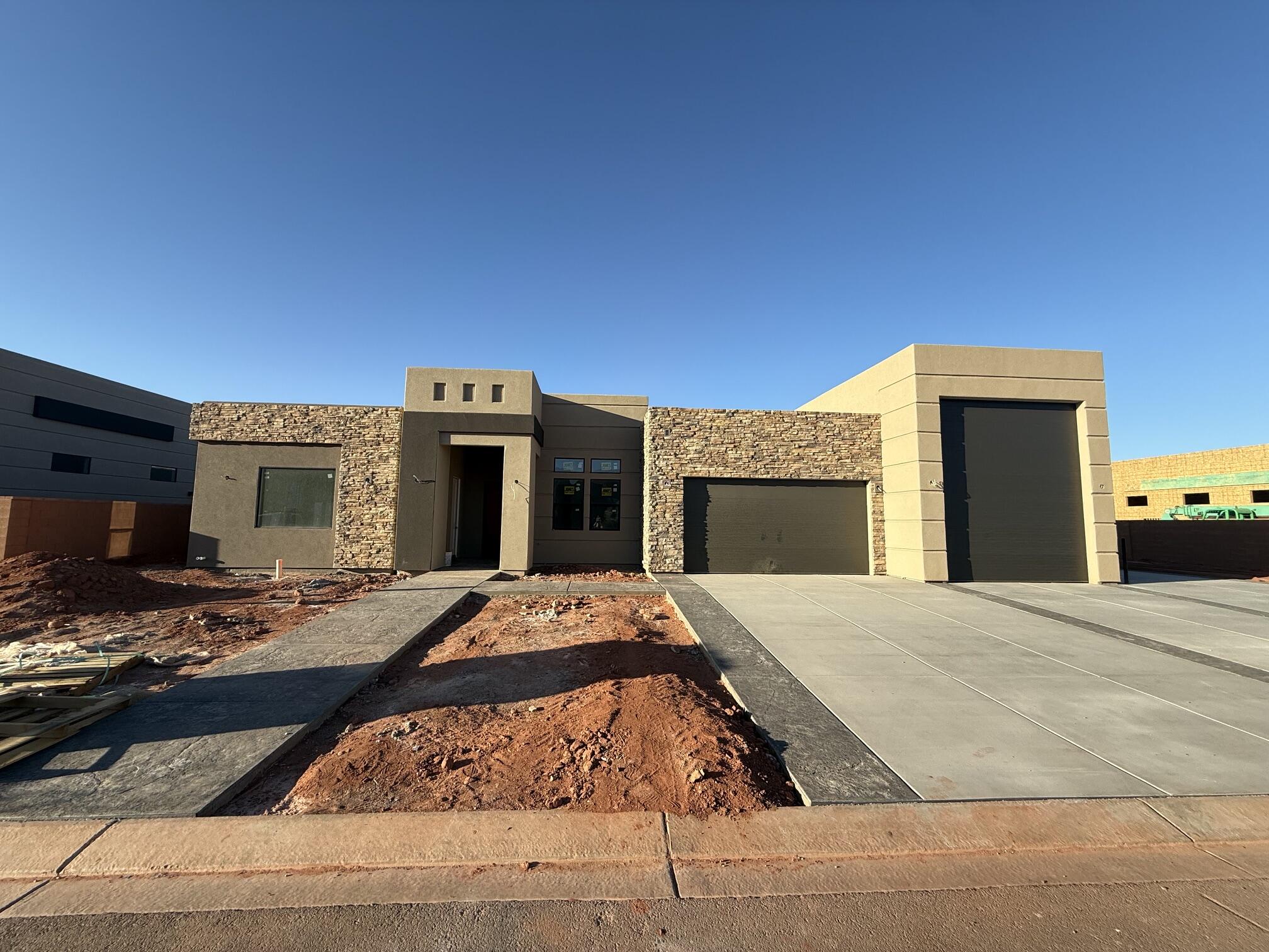 This home has it all! Large lot, giant slider in the great room, butler's pantry, casita, a view, 20x40 pool, epoxy garage floor, wired for surround in the great room, and a 36 ft deep RV garage with a 12x14 door!! There is also room for RV parking on the side. In addition to the casita, this home also has a guest suite. The floor plan is open and light. The finishes are high-quality and beautiful: stunning iron door, GE CAFE appliances, and Delta Plumbing Fixtures.