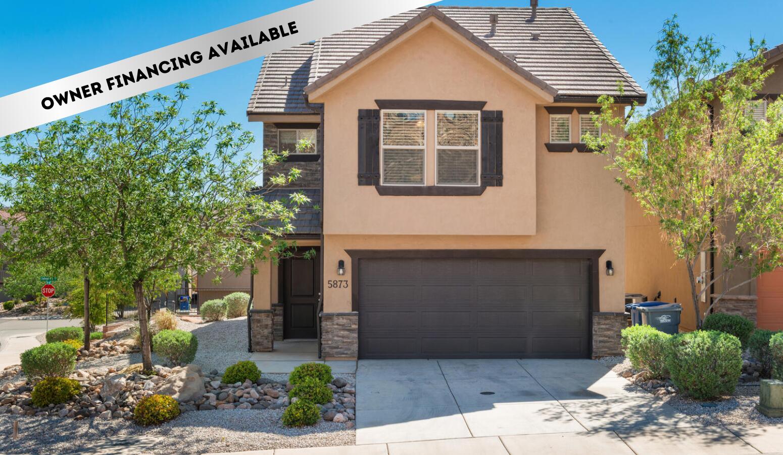 **OWNER FINANCING OR LEASE/ PURCHASE AVAILABLE.**  Sensational two story townhome.  CORNER LOT gives more privacy and natural light. This ALSO has a great view out back to the northeast. Super clean interior with neutral colors. Refrigerator included. Washer & dryer negotiable. It's been a stellar investment property but especially affordable if looking for your first home purchase. You can get the keys at Closing and move right in without any projects to do. You'll be pleasantly pleased with this well priced treasure