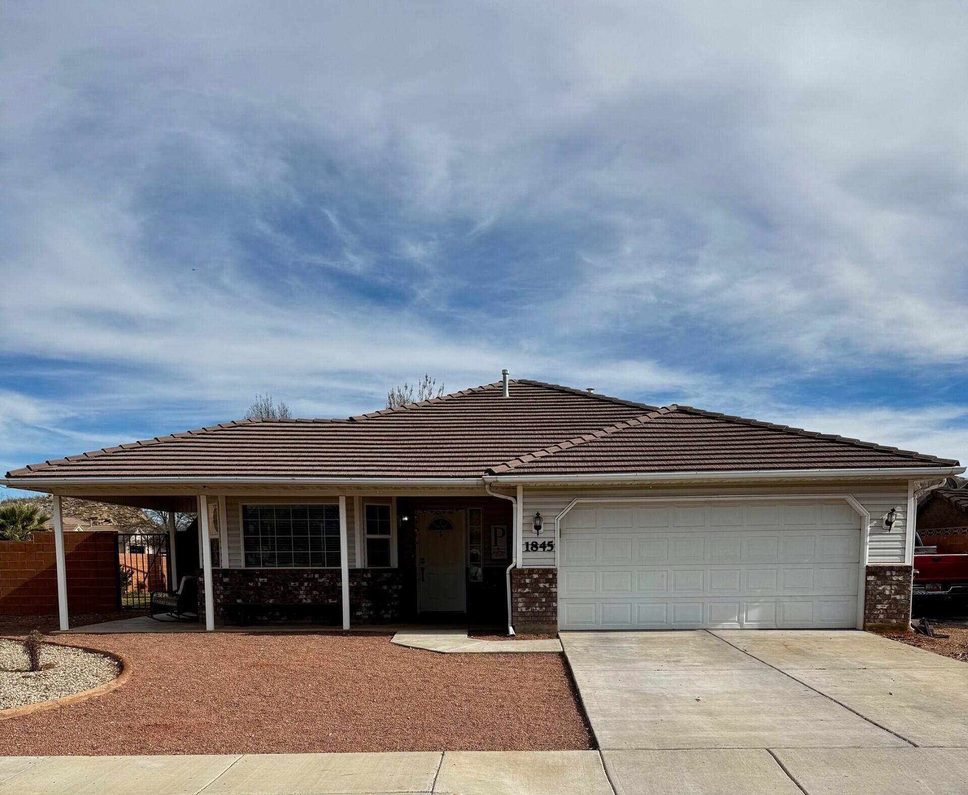 Beautifully updated 3 bed, 2 bath home on a corner cul-de-sac lot with NO HOA.With 1680Sf of comfort, built in 2001 and thoughtfully updated throughout. Enjoy new laminate flooring, updated bathrooms, updated kitchen,whole home scent unit, and large family open living area. A versatile flex room off the entry provides the possibilities for a formal dining, home office, or formal living room or whatever would suit your needs. Situated on a corner lot of a quiet cul de sac and features a spacious backyard and room on the side for RV parking, toys, or other. Best of all there are no HOA restrictions or fees to give you freedom and flexibility. Excellent opportunity.